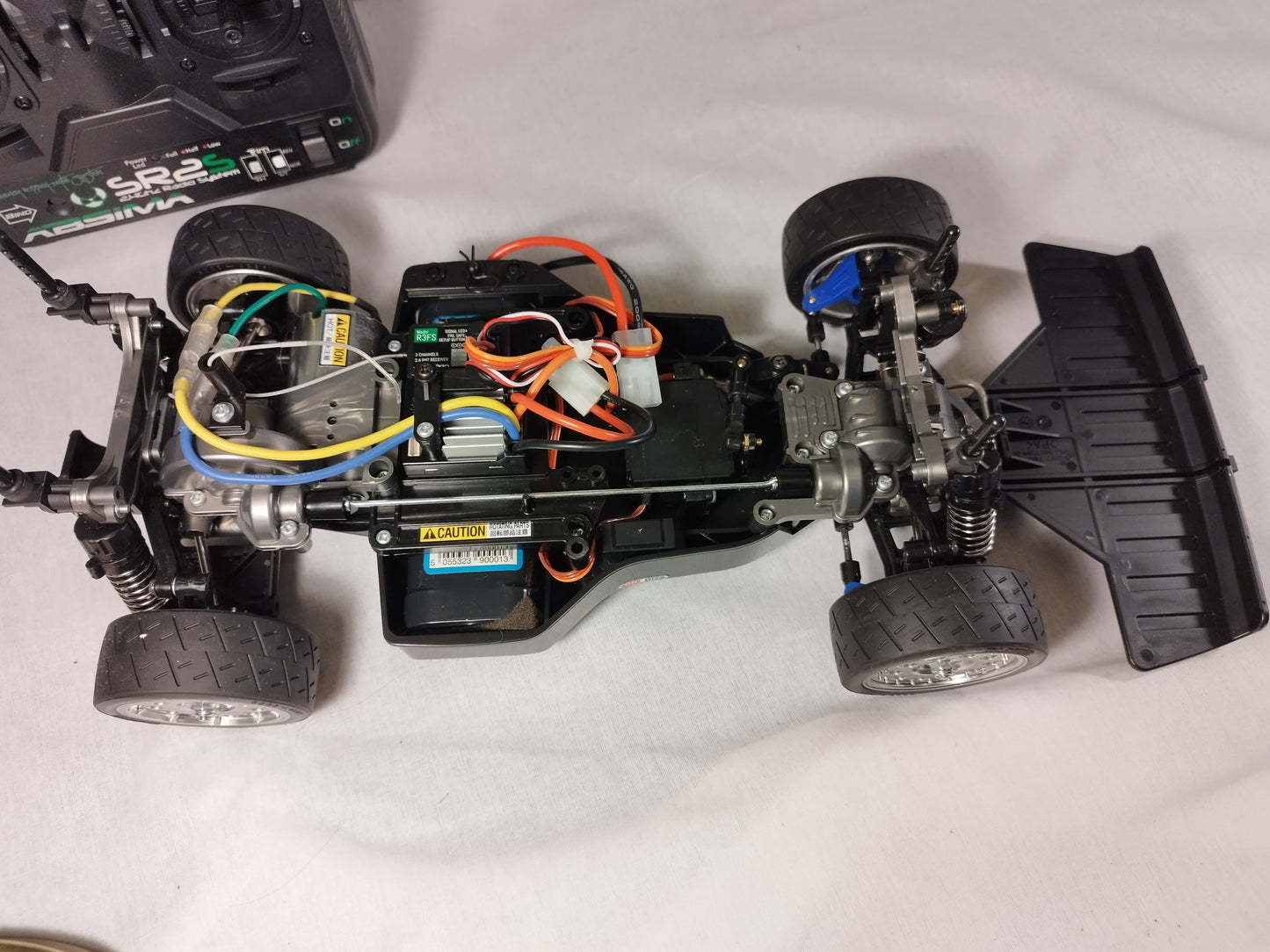 Tamiya 1/10 RC Lancia 037 Rally TT02S Chassis 58654 and Absima 2.4ghz Radio Kit