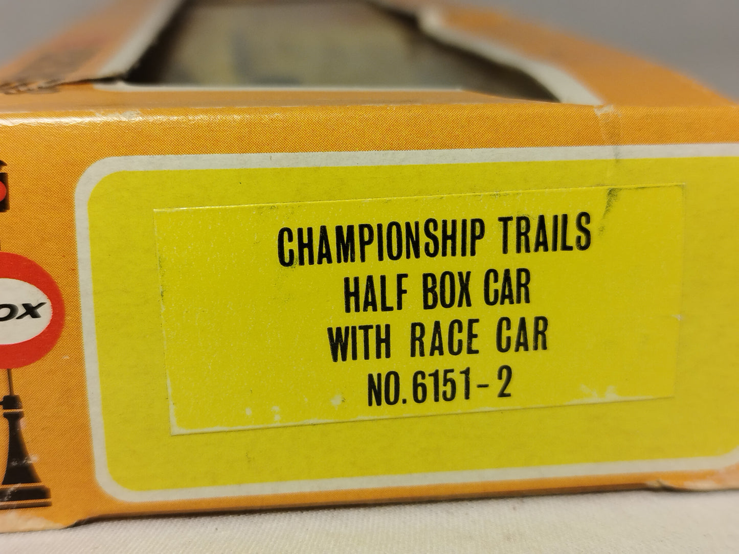Cox HO/OO Gauge Half Box Car with Race Car Wagon - Very Rare!