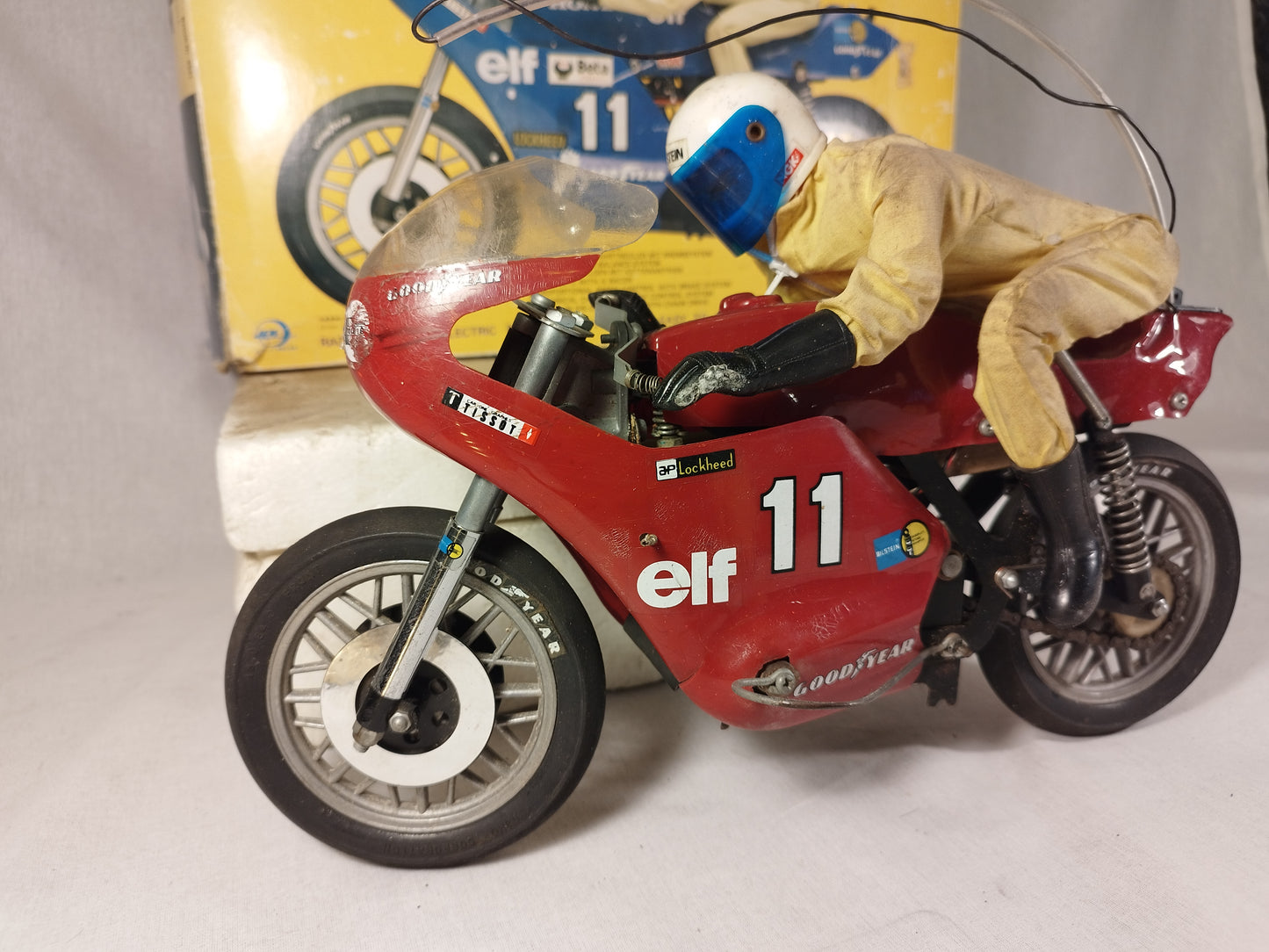 Graupner Kyosho Eleck Rider RC Motorbike 1970's Rare!