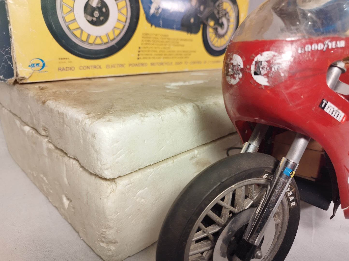 Graupner Kyosho Eleck Rider RC Motorbike 1970's Rare!