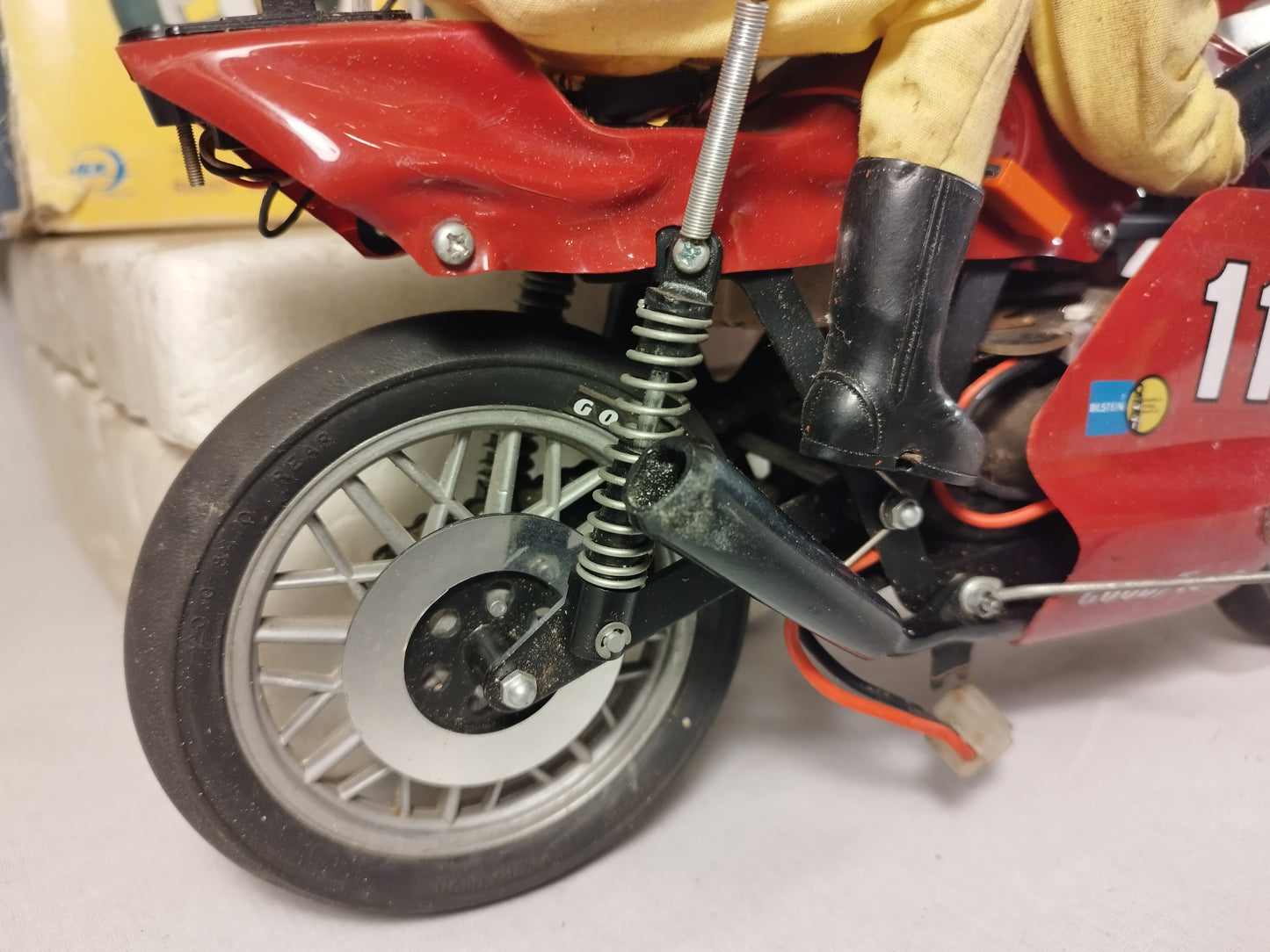Graupner Kyosho Eleck Rider RC Motorbike 1970's Rare!