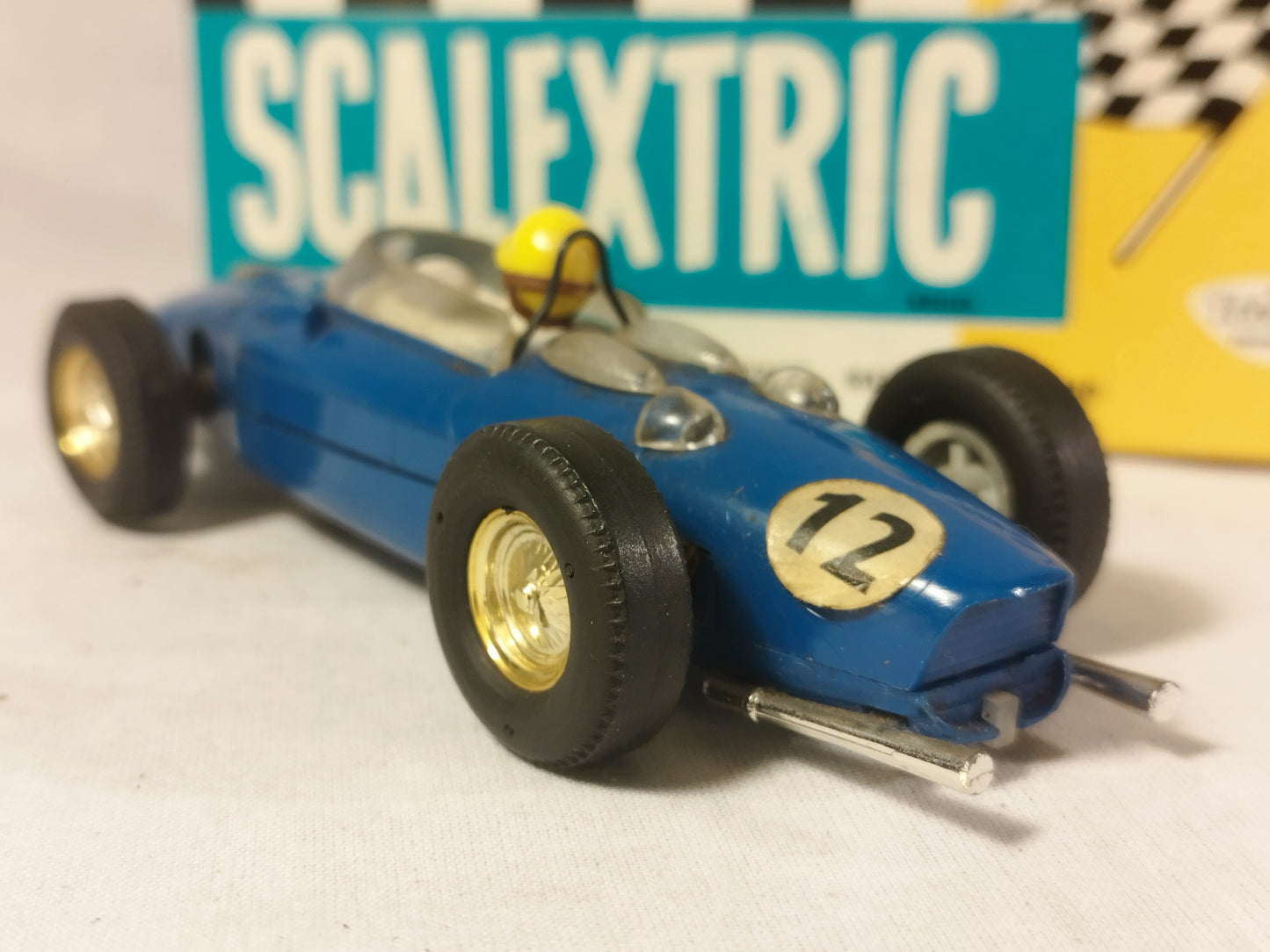 Scalextric C62 Shark Nose Ferrari F1 Car - Repro Box