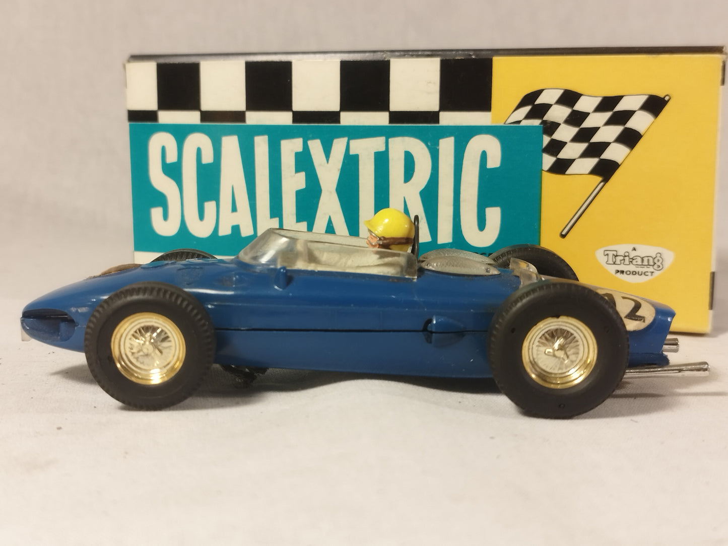 Scalextric C62 Shark Nose Ferrari F1 Car - Repro Box