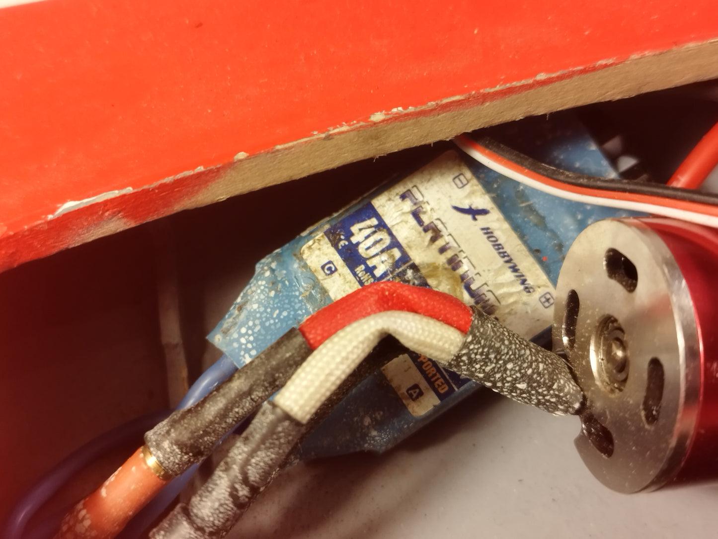 RC Brushless Hydroplane with Motor, ESC and Servo - 19" Long