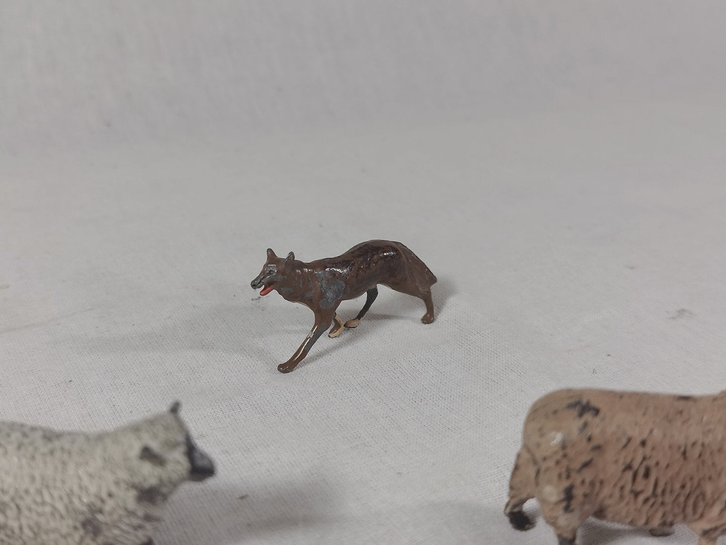 Britains Home Farm Sheep with Lambs and Mr. Fox Set