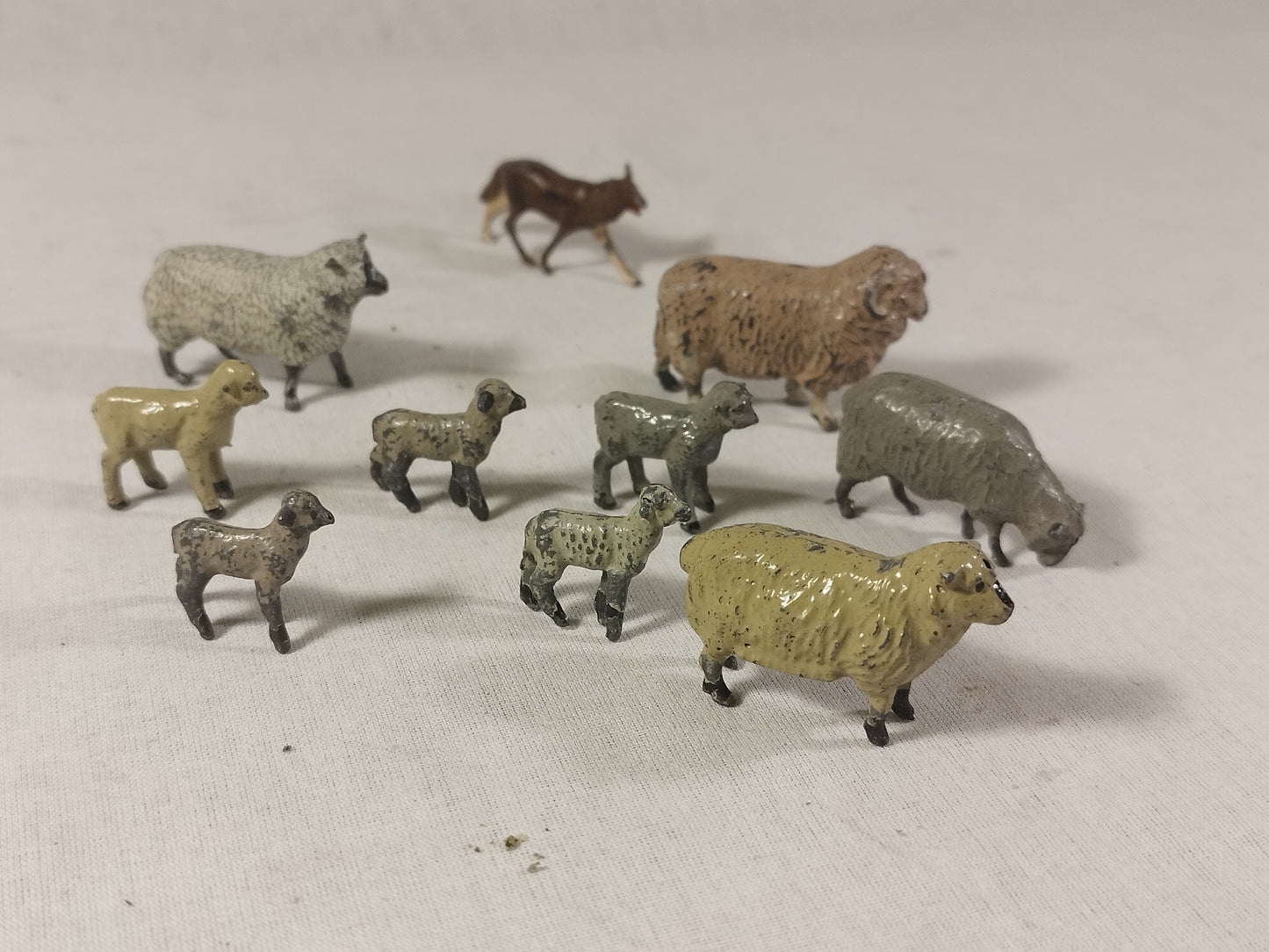 Britains Home Farm Sheep with Lambs and Mr. Fox Set