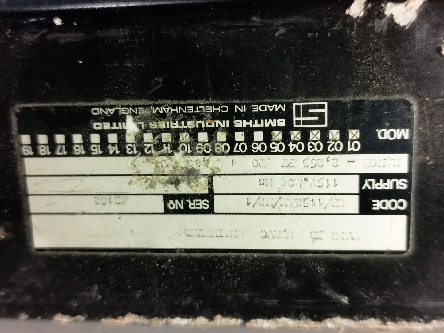 Smiths Industries Type 3B Servo Altimeter - RAF Jet Aircraft