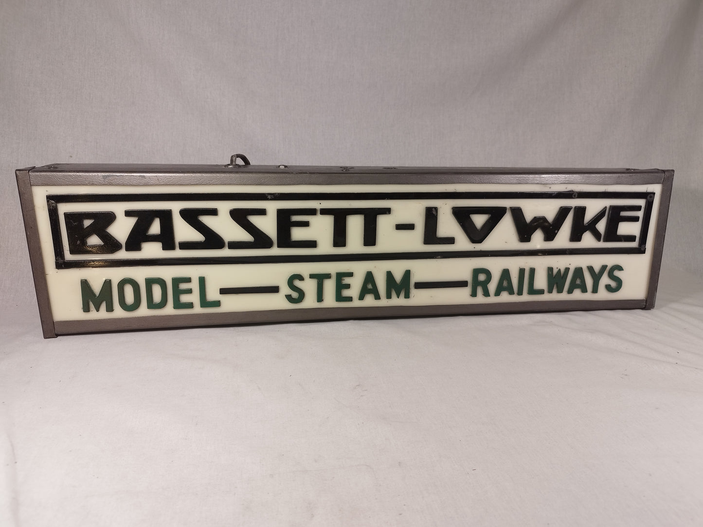 Bassett Lowke Genuine Illuminated Backlit Advertising Dealer Sign - 1950's?
