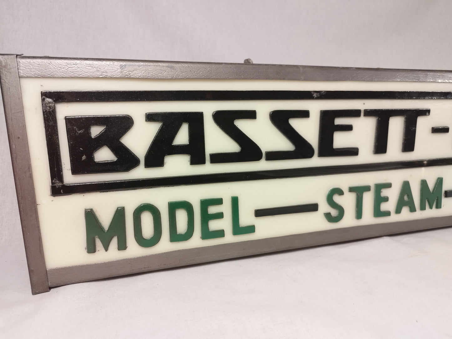 Bassett Lowke Genuine Illuminated Backlit Advertising Dealer Sign - 1950's?