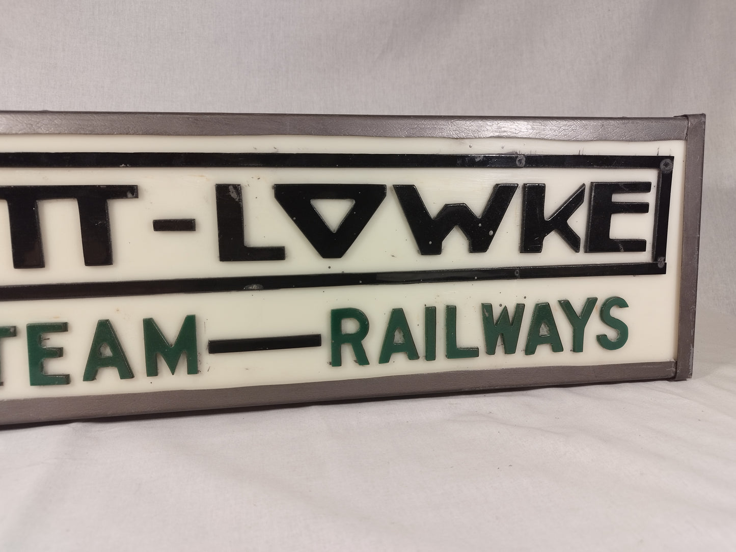 Bassett Lowke Genuine Illuminated Backlit Advertising Dealer Sign - 1950's?