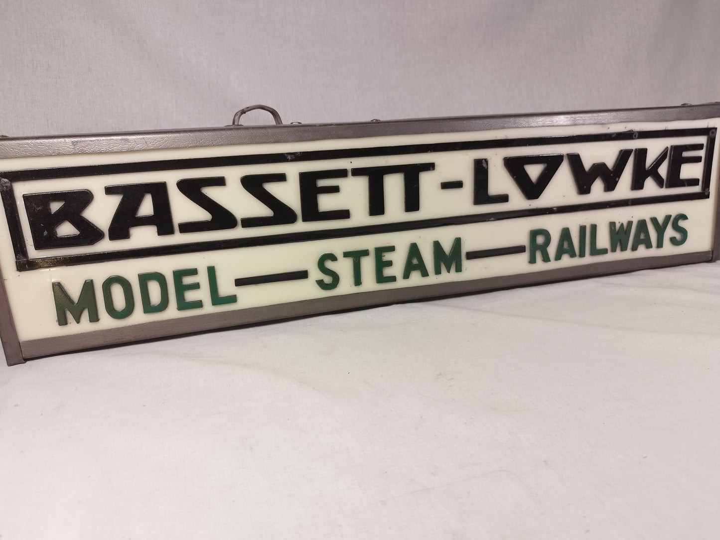 Bassett Lowke Genuine Illuminated Backlit Advertising Dealer Sign - 1950's?