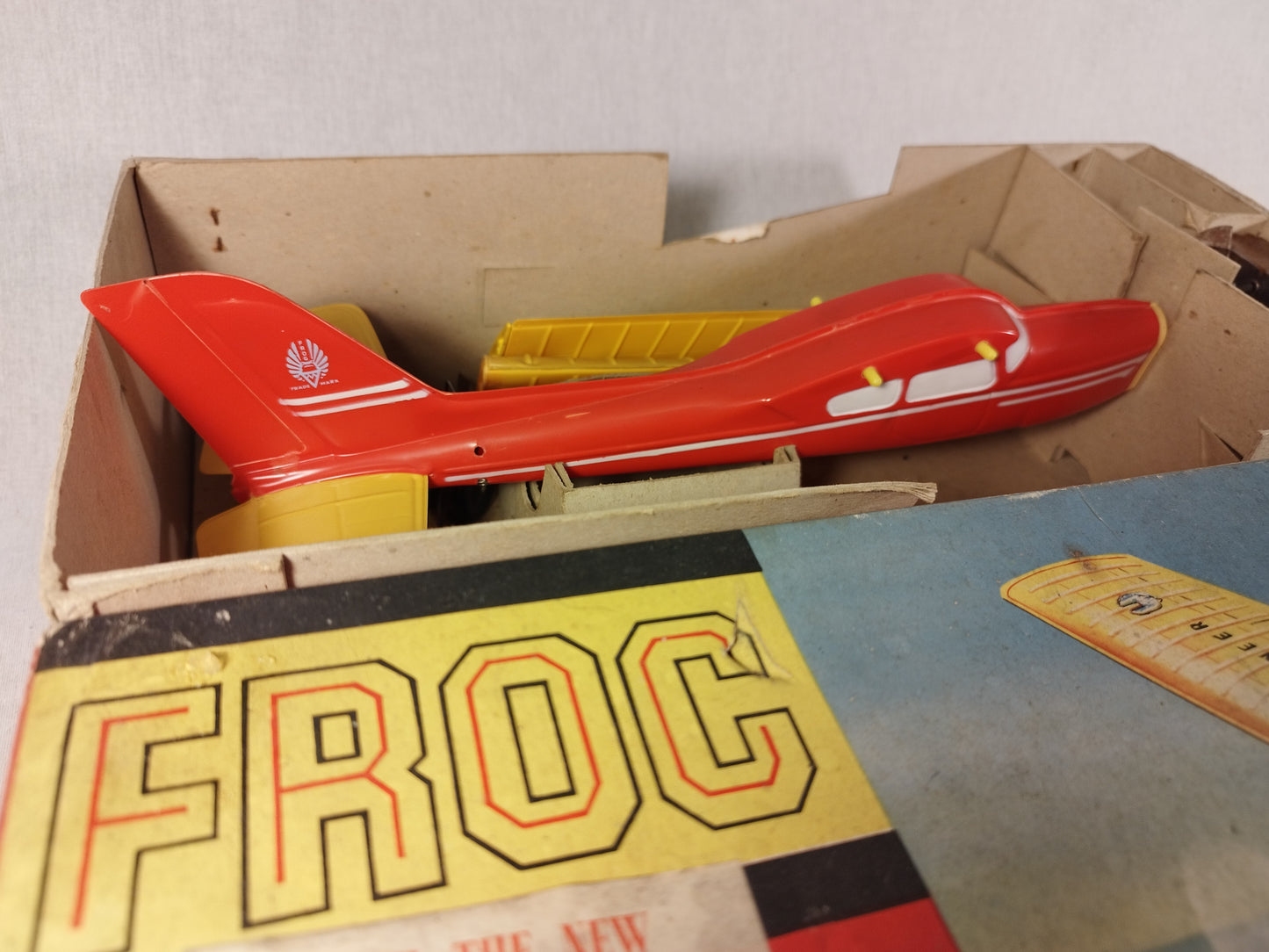 Frog Buccaneer Ready to Fly Model Aircraft - Rubber Band Powered - 1960's