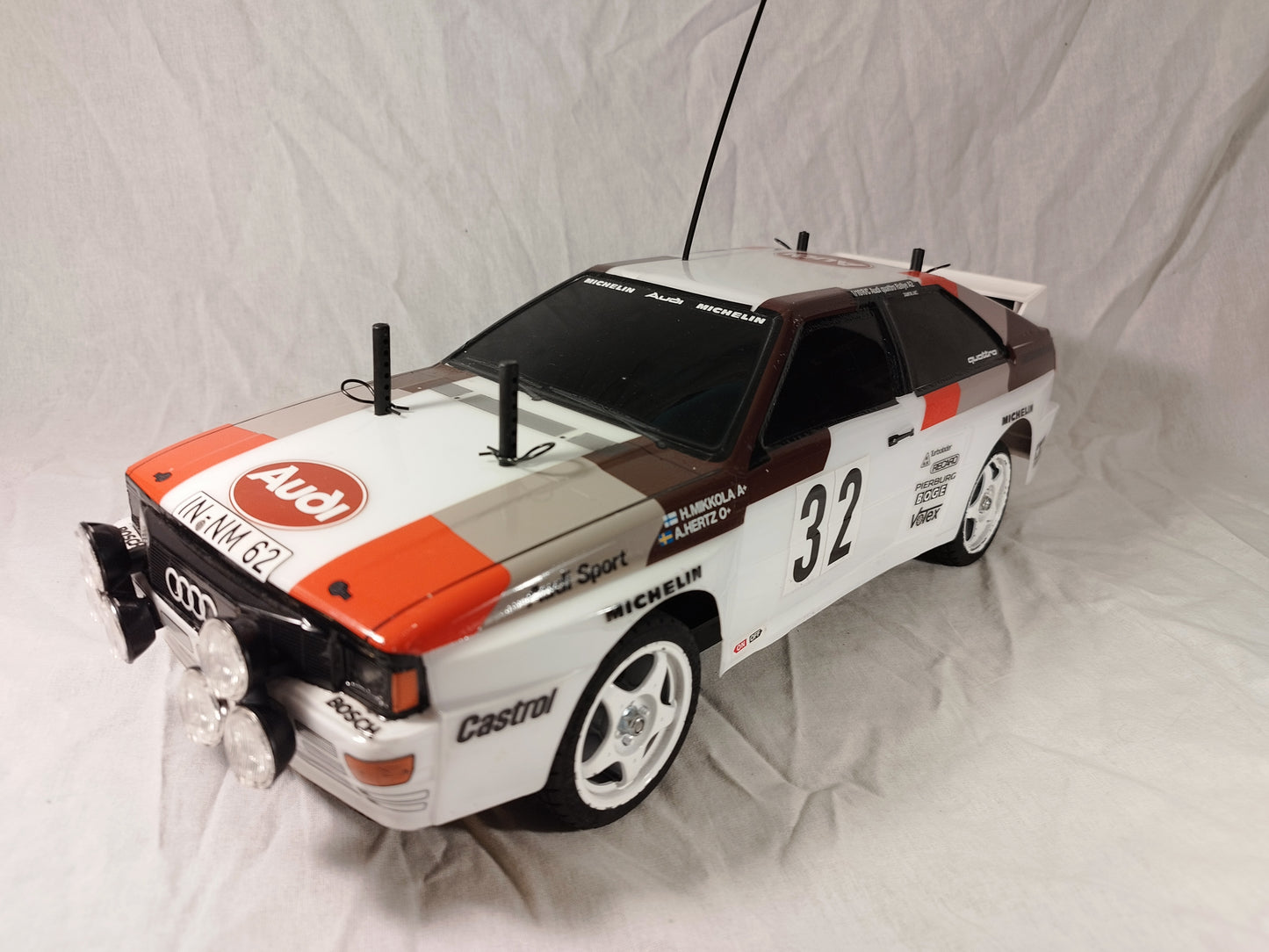 Tamiya 1/10 RC Audi Quattro TT01 4wd Group B Rally Car inc Electronics