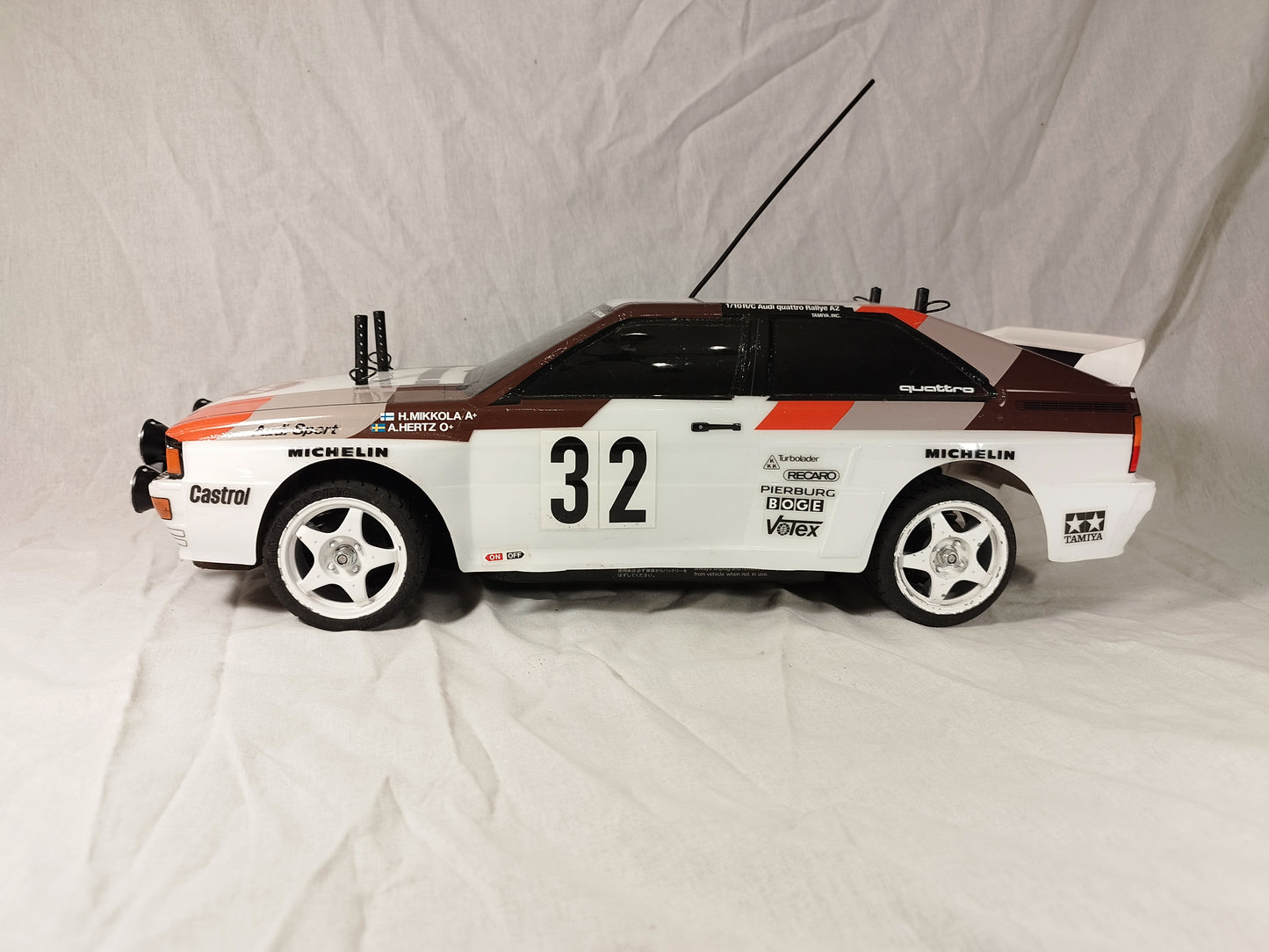 Tamiya 1/10 RC Audi Quattro TT01 4wd Group B Rally Car inc Electronics