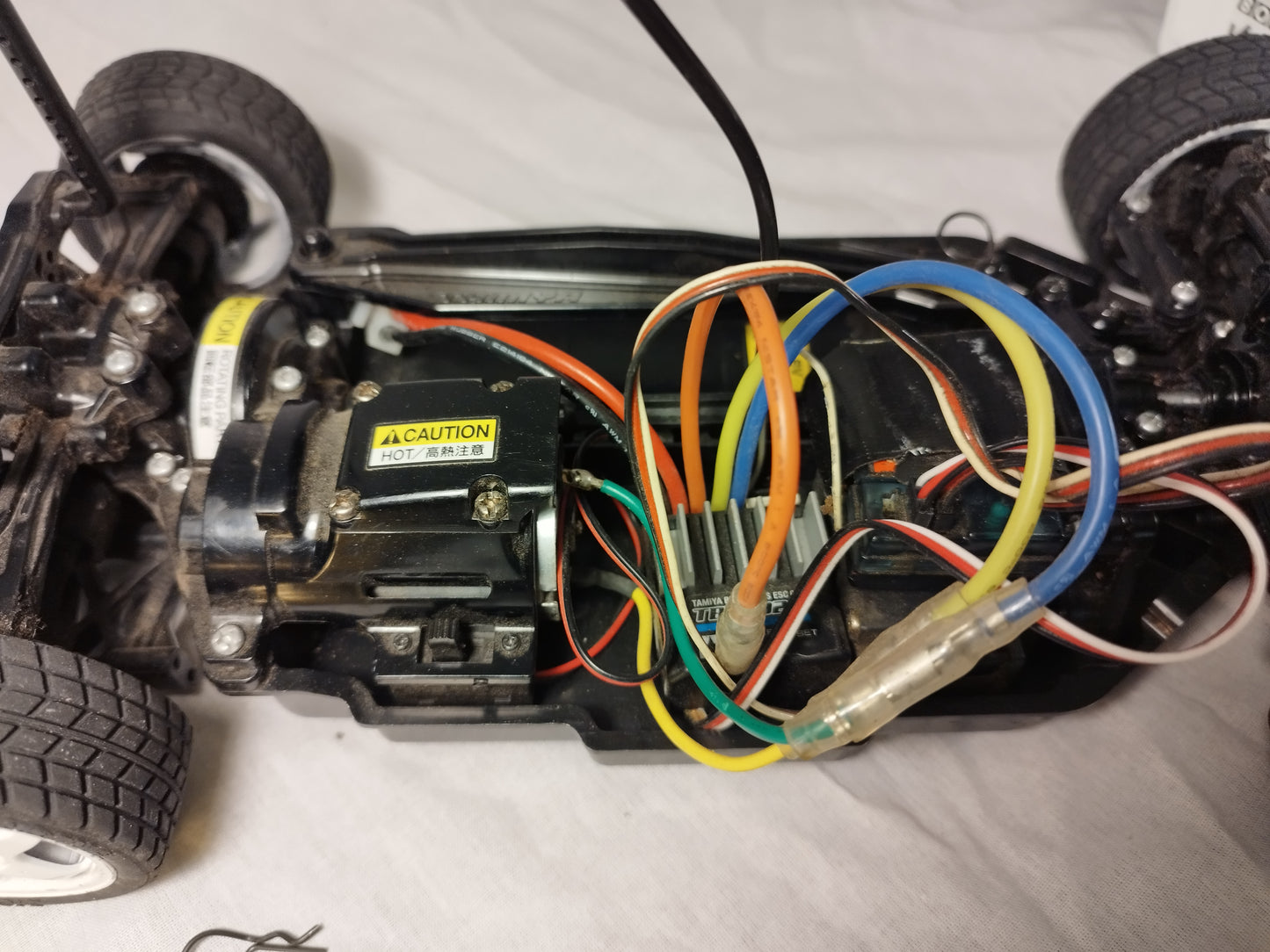 Tamiya 1/10 RC Audi Quattro TT01 4wd Group B Rally Car inc Electronics