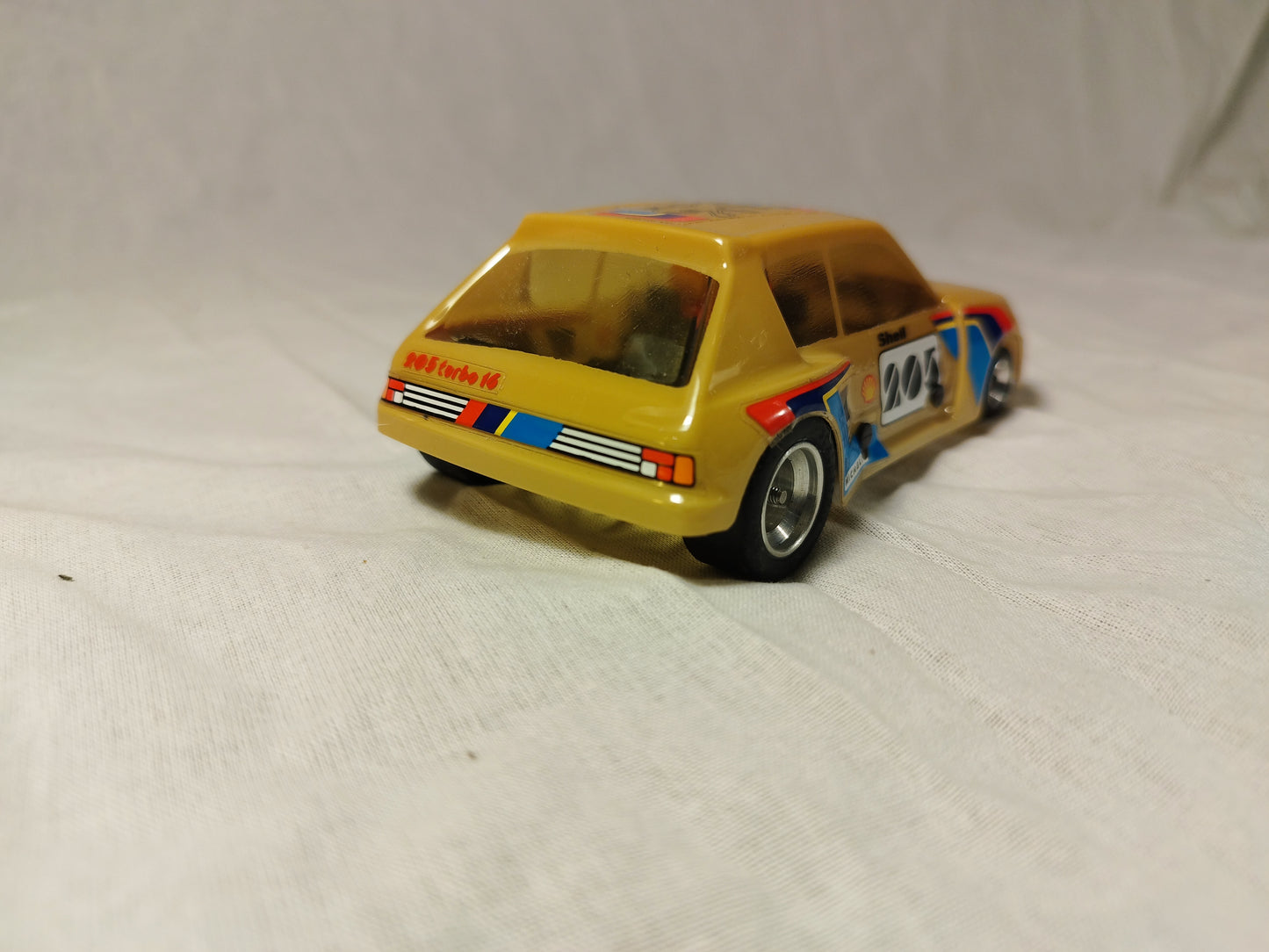 SCX Scalextric Exin SRS Peugeot 205 T16 Lexan Body Car - Rare!
