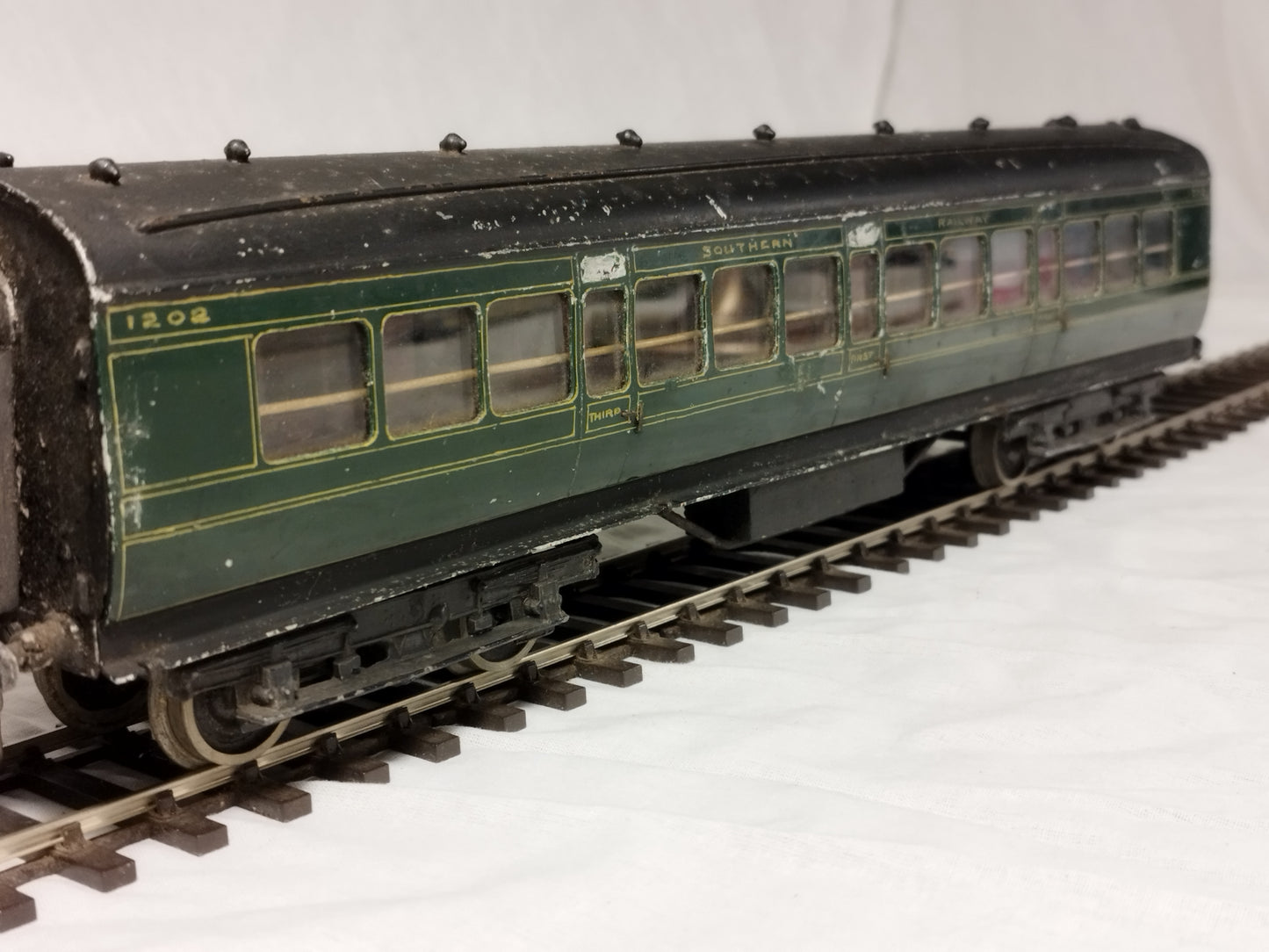 Leeds/Bonds/Gamages O Gauge SR Southern Railway 1st & 3rd Coach - Pre War