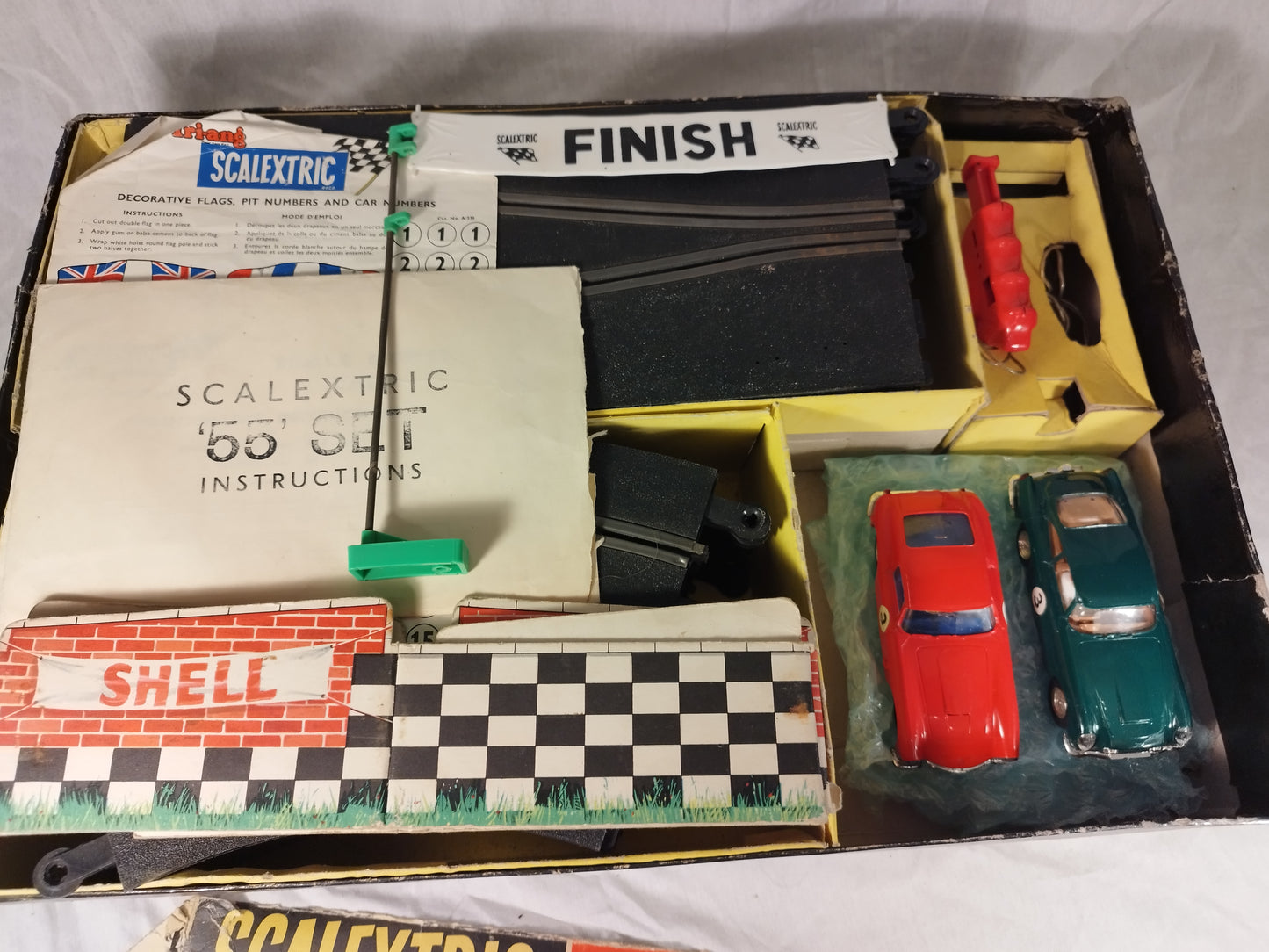 Triang Scalextric Set 55 - Ferrari & Aston Martin - Rare Set