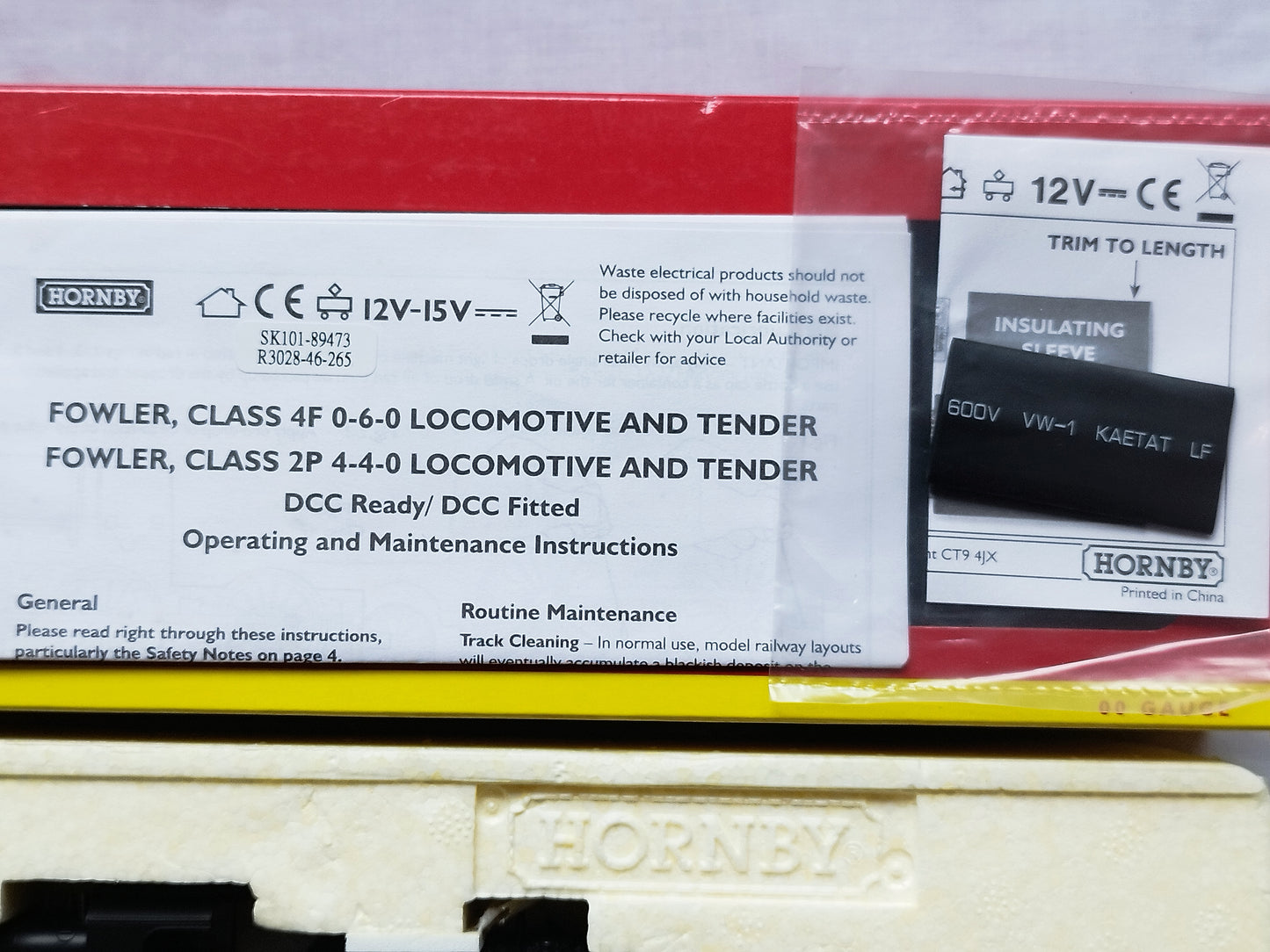 Hornby R3028 Class 2P Loco "40663" - BR Black Late Emblem