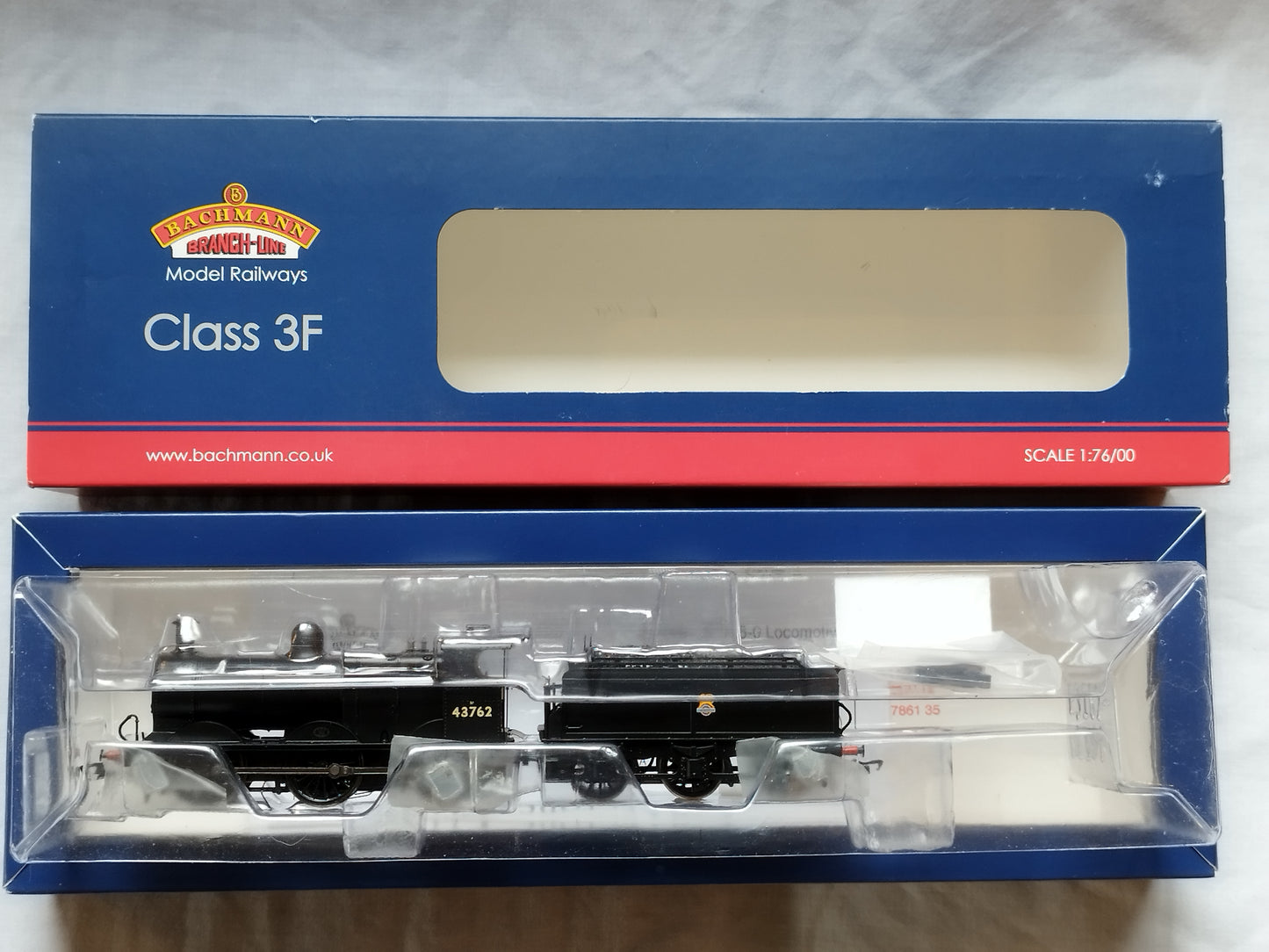 Bachmann 31-626 Class 3F "43762" Black Early Emblem - DCC