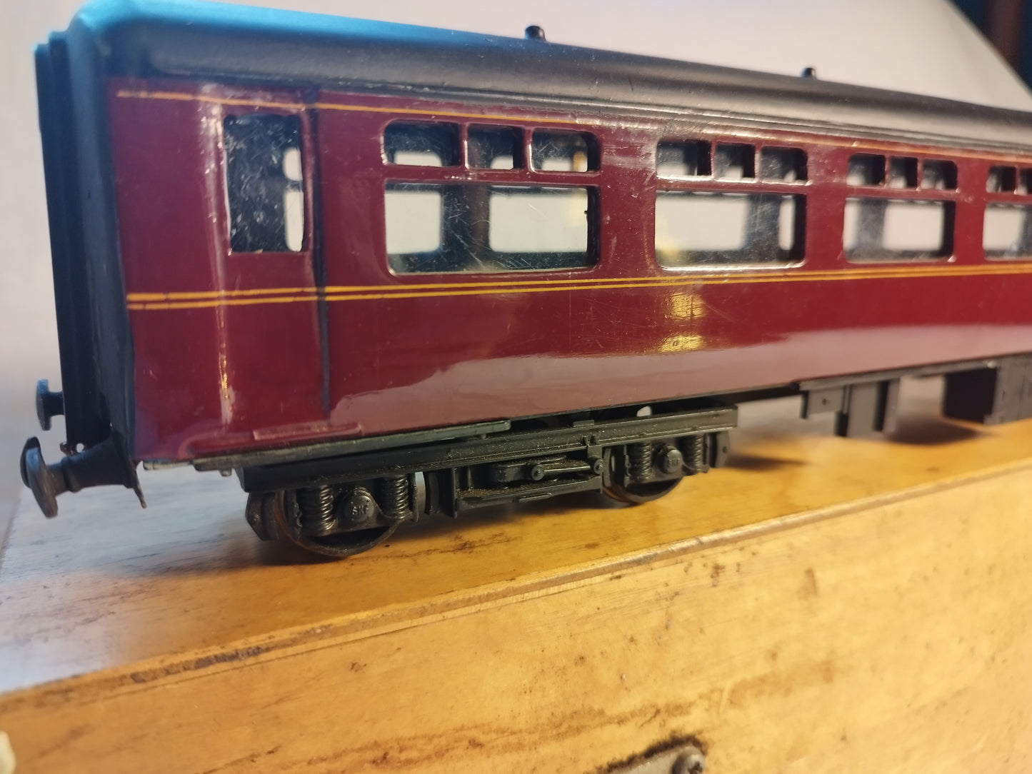 Lima O Gauge BR Mk3 Repaint LMS Non-Corridor Coach - Supplied in Wood Box