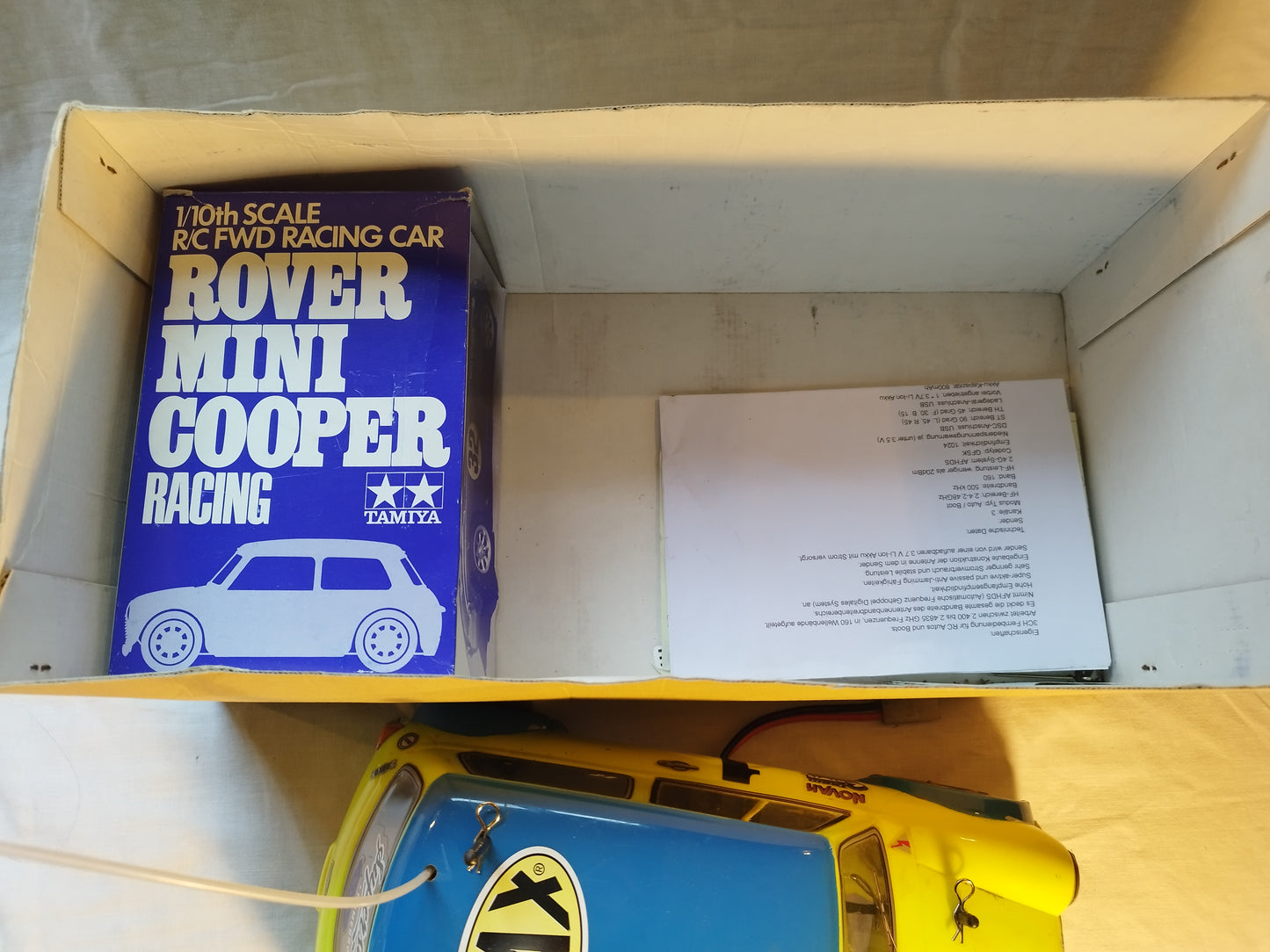 Tamiya 1/10 RC Rover Mini Cooper Racing Car. M-03 Chassis RTR.