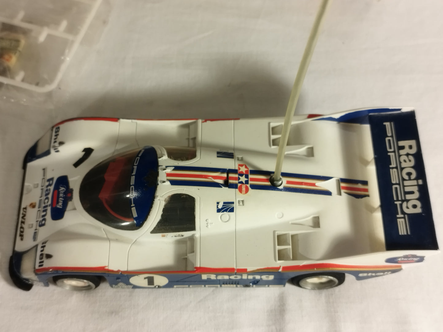 Tamiya Tamtech 1/24 RC Porsche 962c and Radio Gear - Working! Rare!