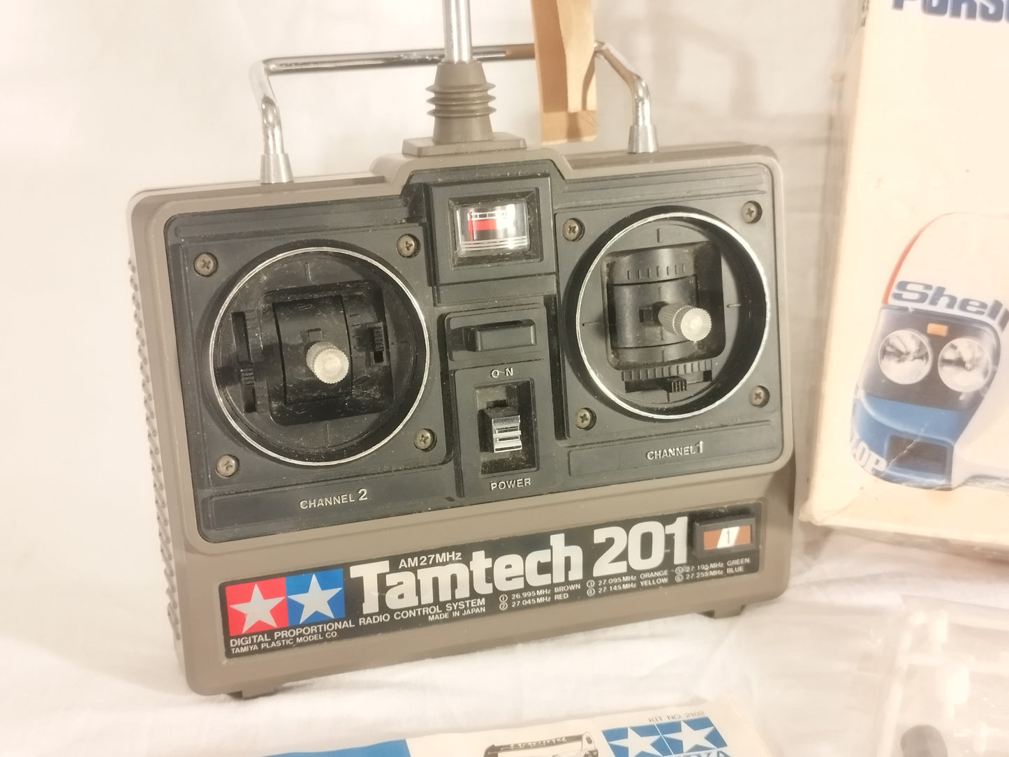 Tamiya Tamtech 1/24 RC Porsche 962c and Radio Gear - Working! Rare!