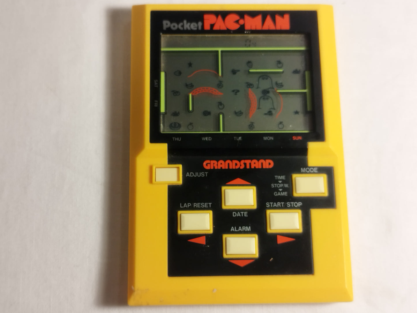 1983 Grandstand Pocket Pac Man Handheld Computer Game - Made in Japan T/W