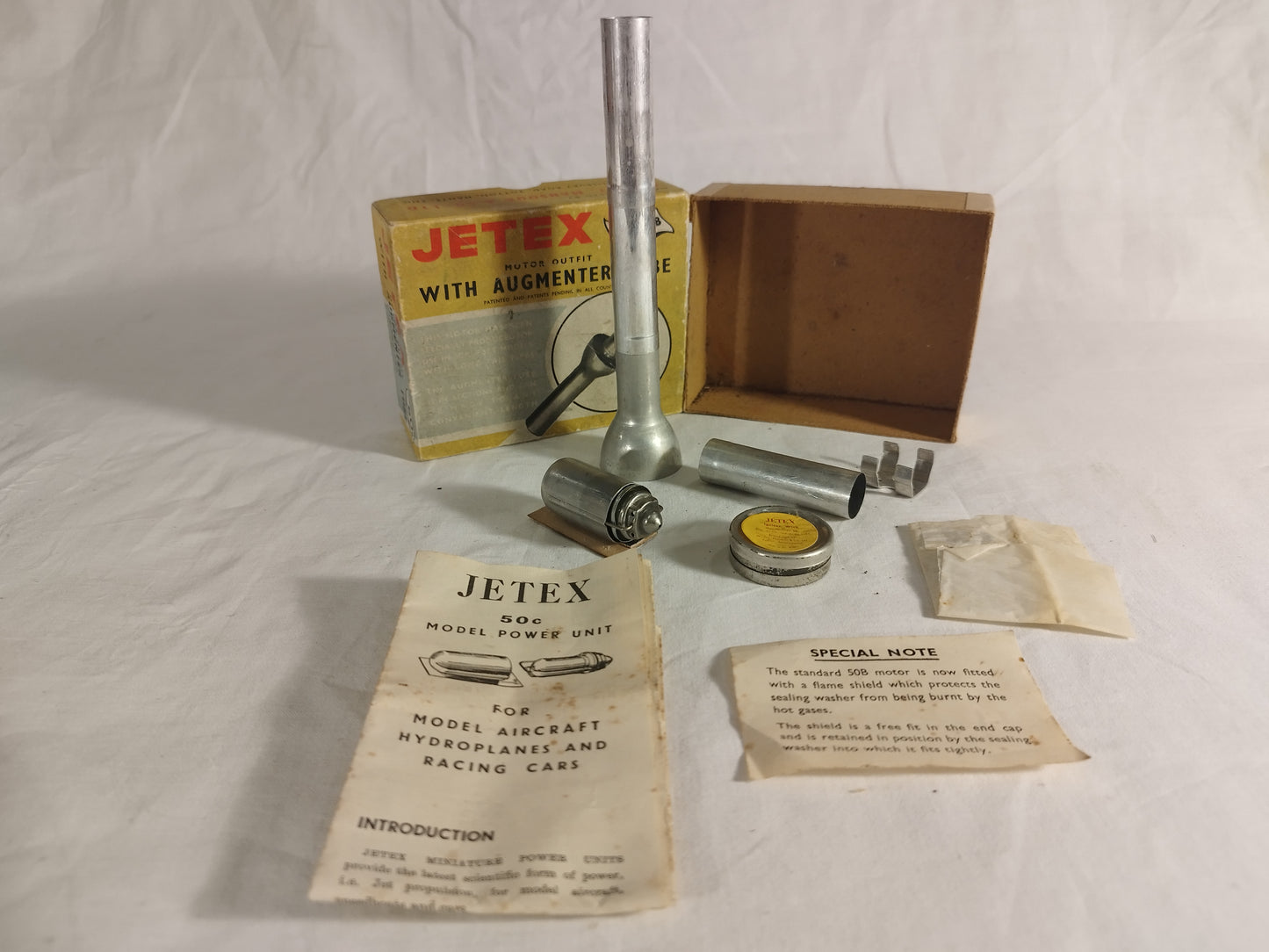 Jetex 50b / 50c Rocket Motor with Augmenter Tube Kit