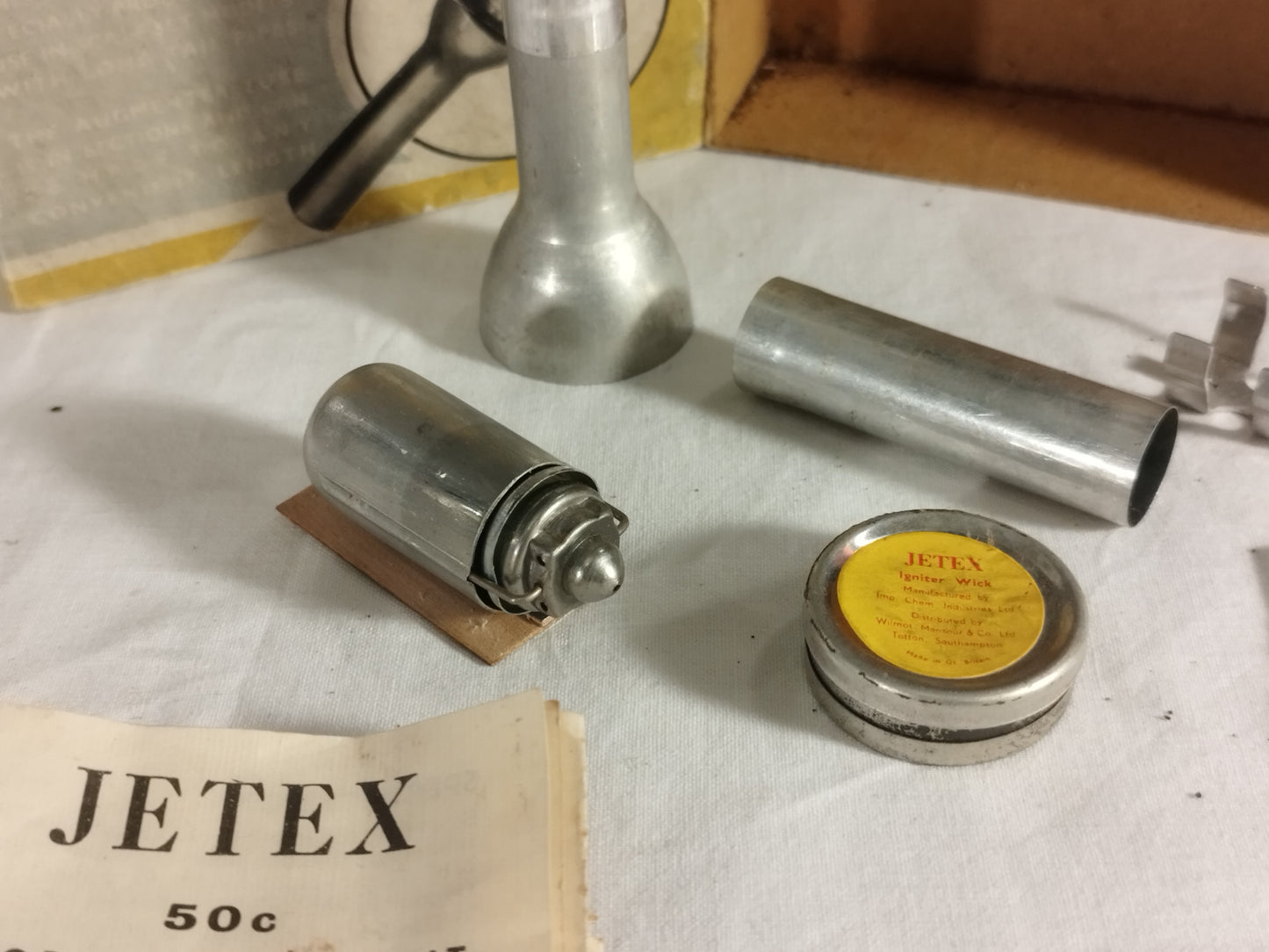 Jetex 50b / 50c Rocket Motor with Augmenter Tube Kit
