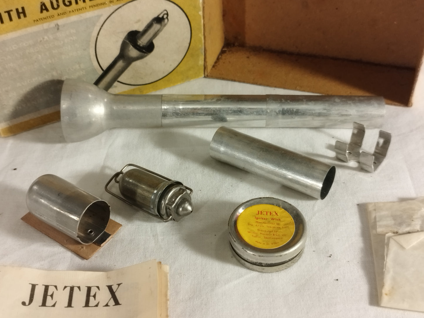 Jetex 50b / 50c Rocket Motor with Augmenter Tube Kit