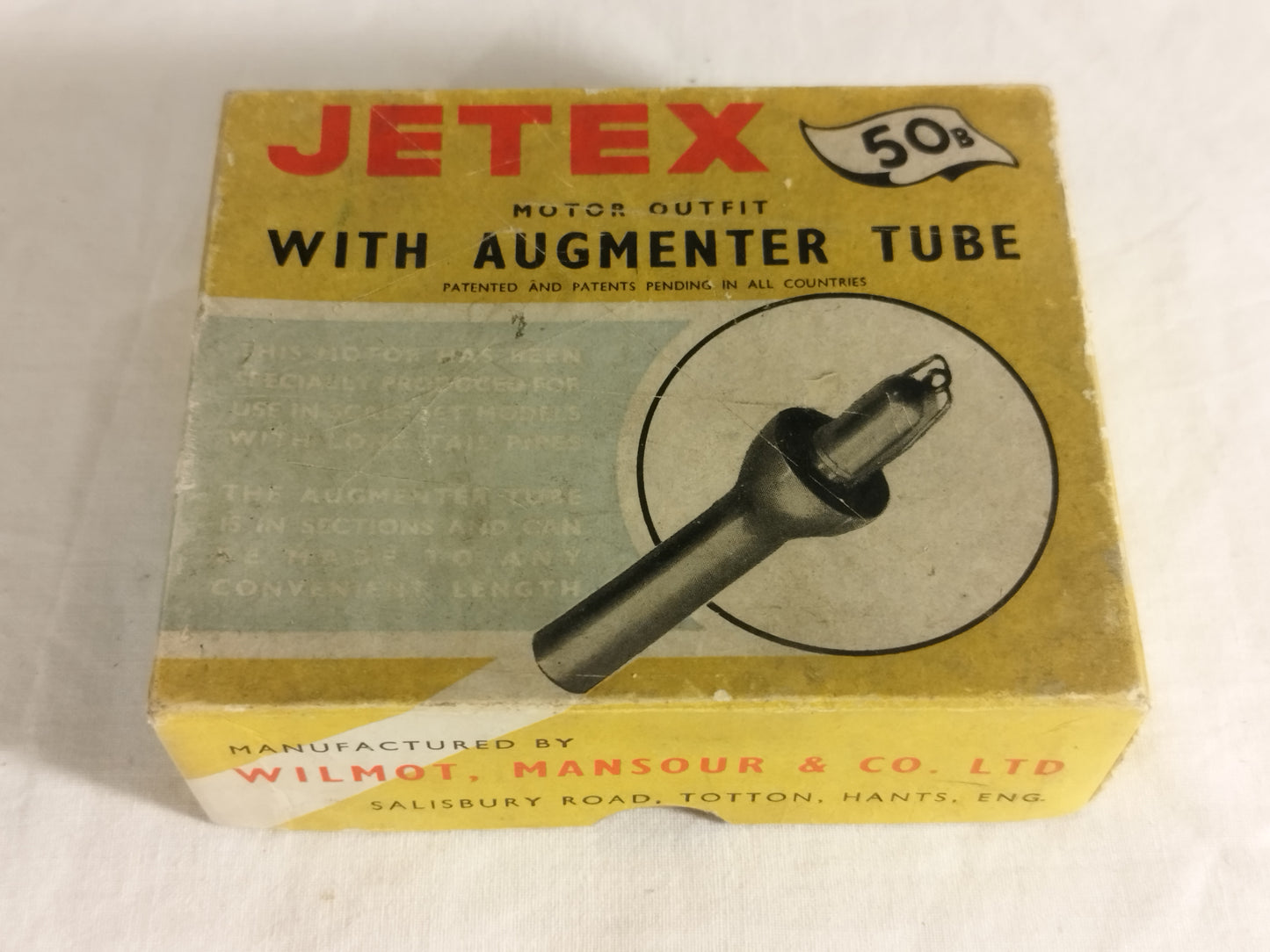 Jetex 50b / 50c Rocket Motor with Augmenter Tube Kit