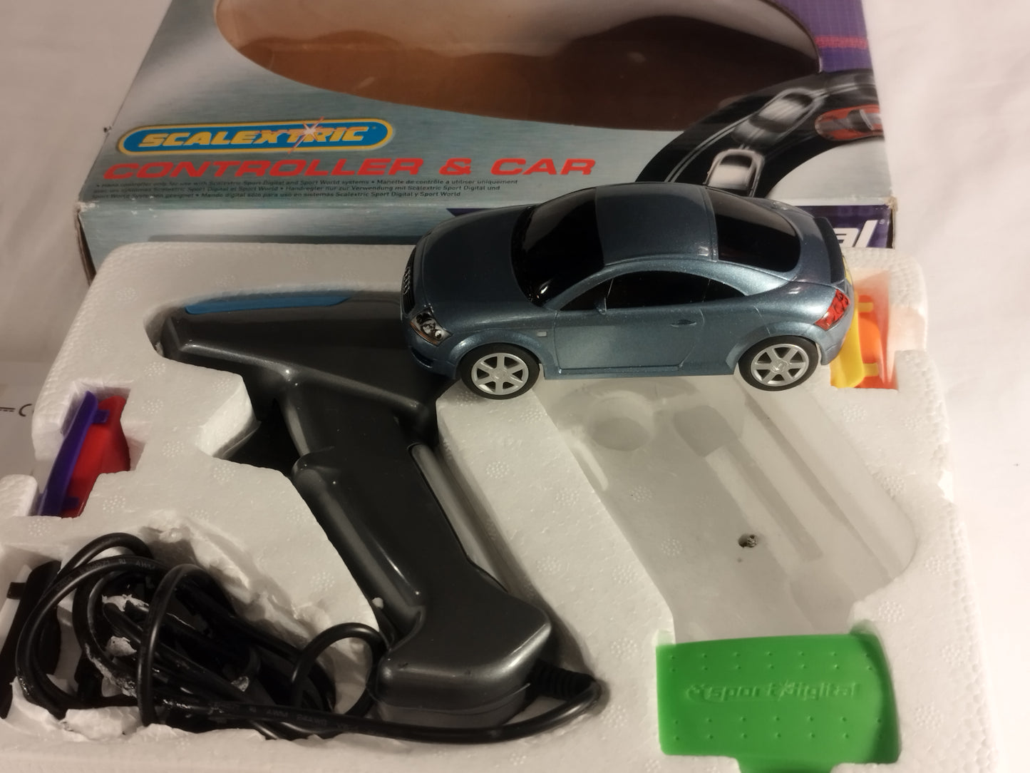 Scalextric C7013 Sport Digital Controller & Audi TT Car Pack