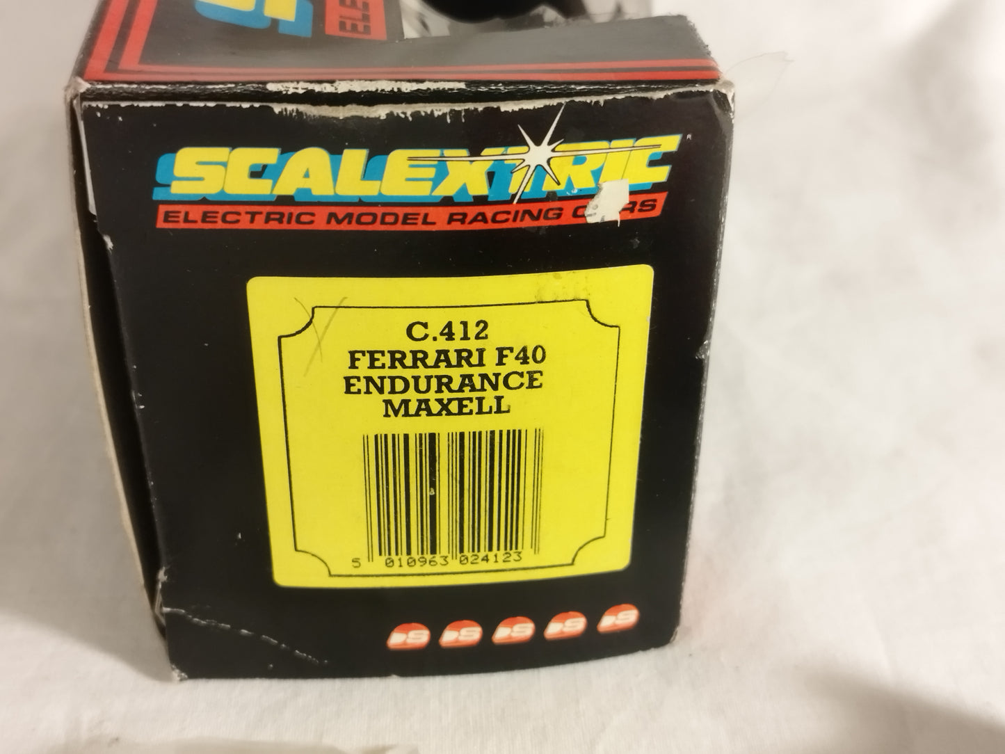 Scalextric C412 Ferrari F40 Endurance "Maxell" - Boxed