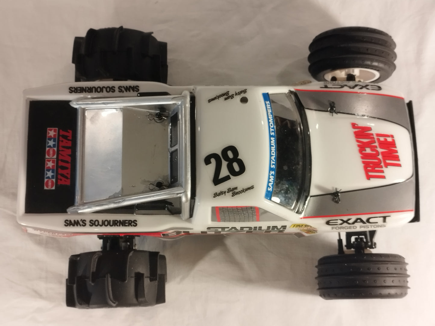 Tamiya 1/10 RC Stadium Blitzer Racing Pickup Truck - with Flysky Radio Gear