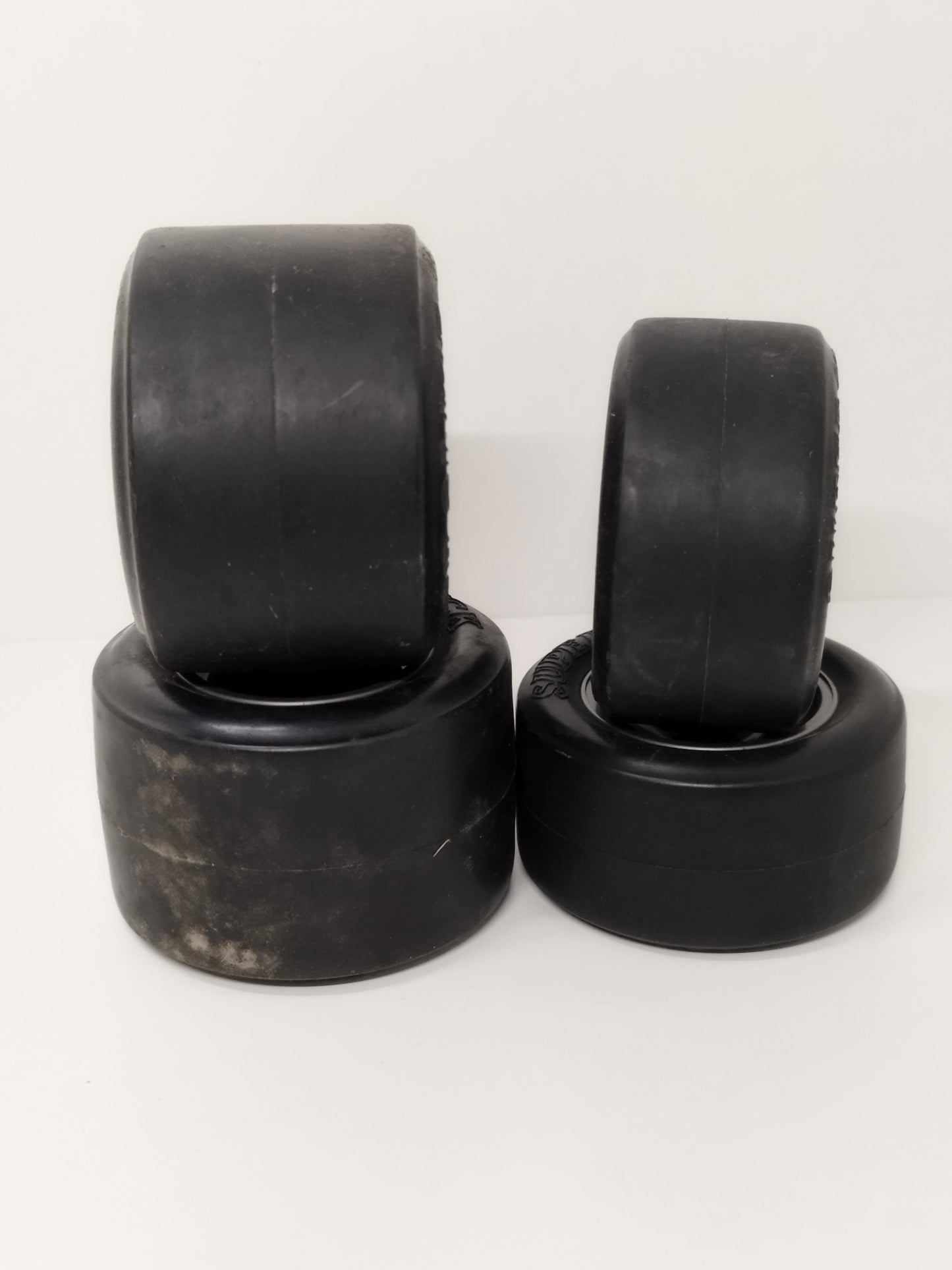 Tamiya 1/14 QD 46003 #3 Wheels and Slicks Set - Scarce