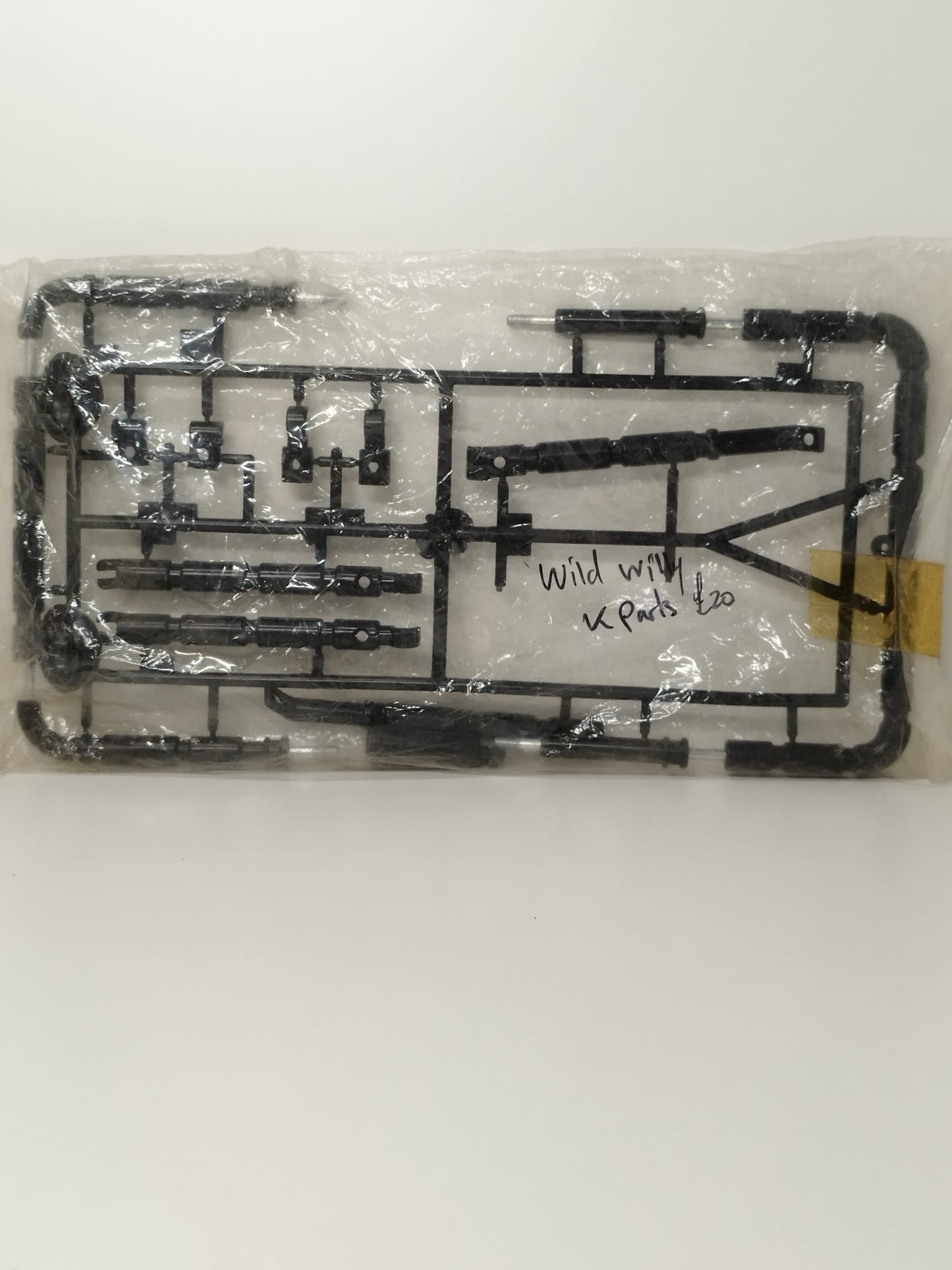 Vintage Tamiya 1/10 RC Wild Willy K Parts Tree / Sprue - Roll Cage & Spotlight Parts