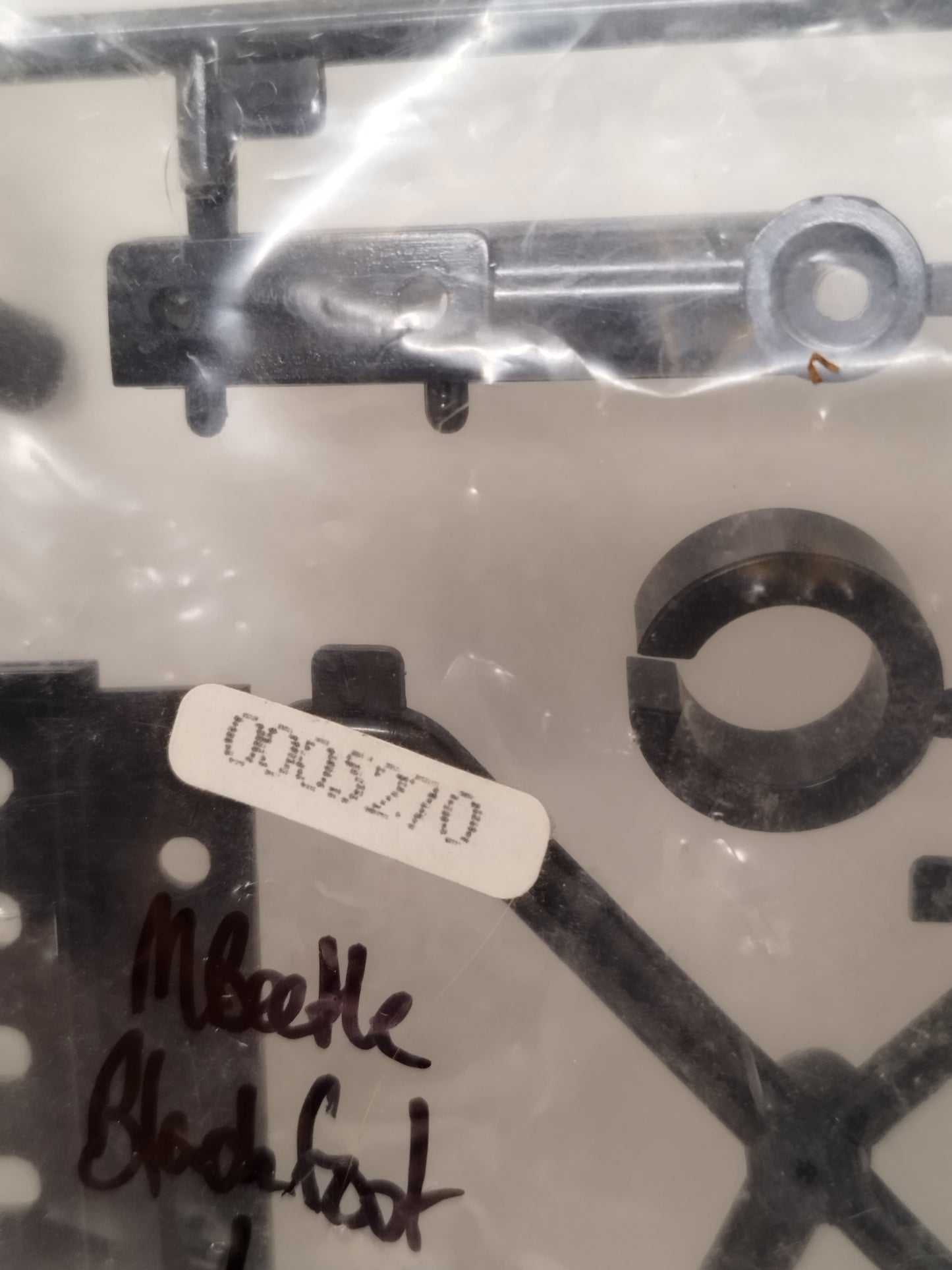 Tamiya 1/10 RC E Parts Sprue Monster Beetle / Black Foot 0005270 Genuine Original Issue