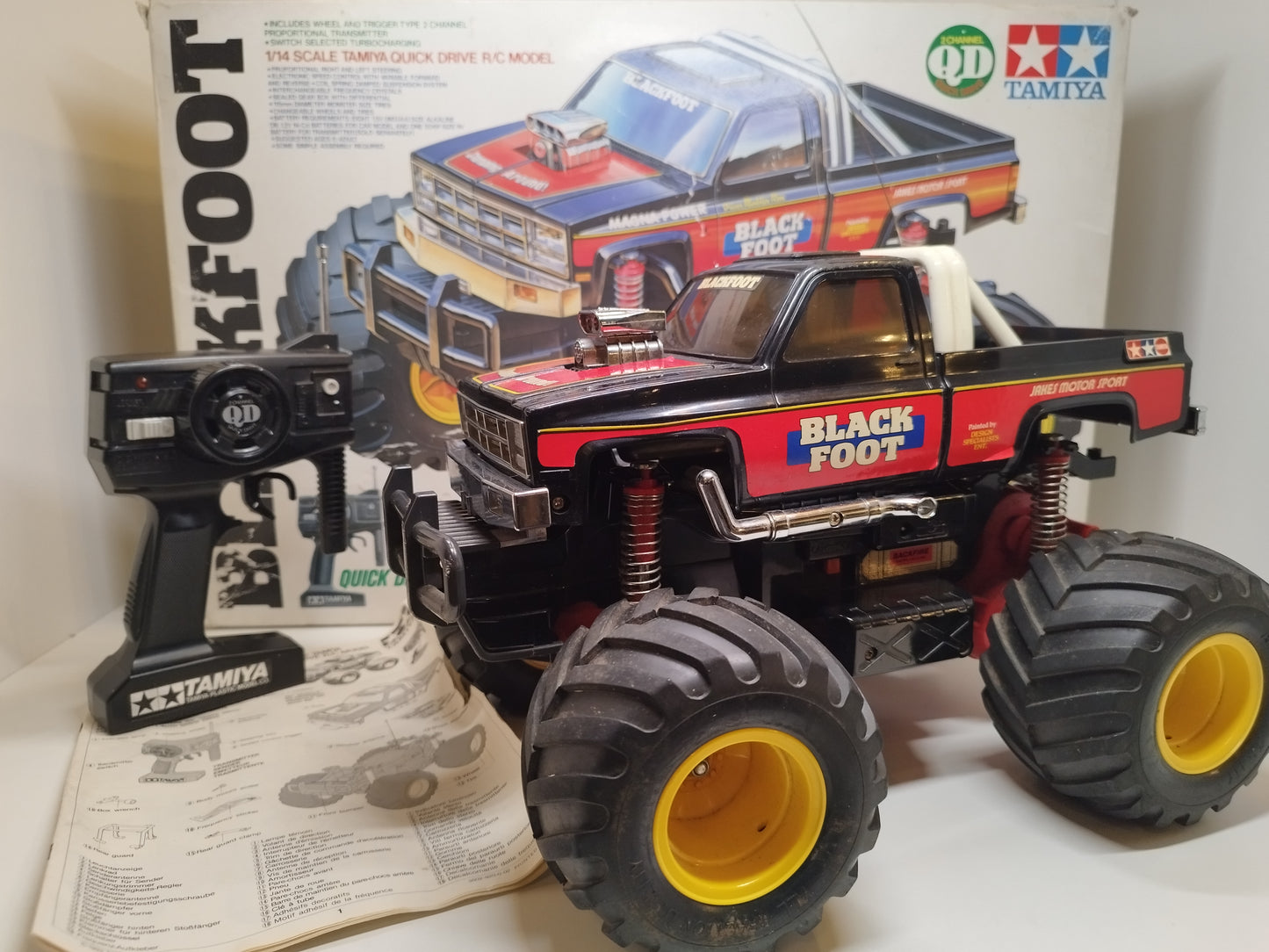Tamiya 1/14 RC QD Blackfoot Monster Truck 46016 - Boxed