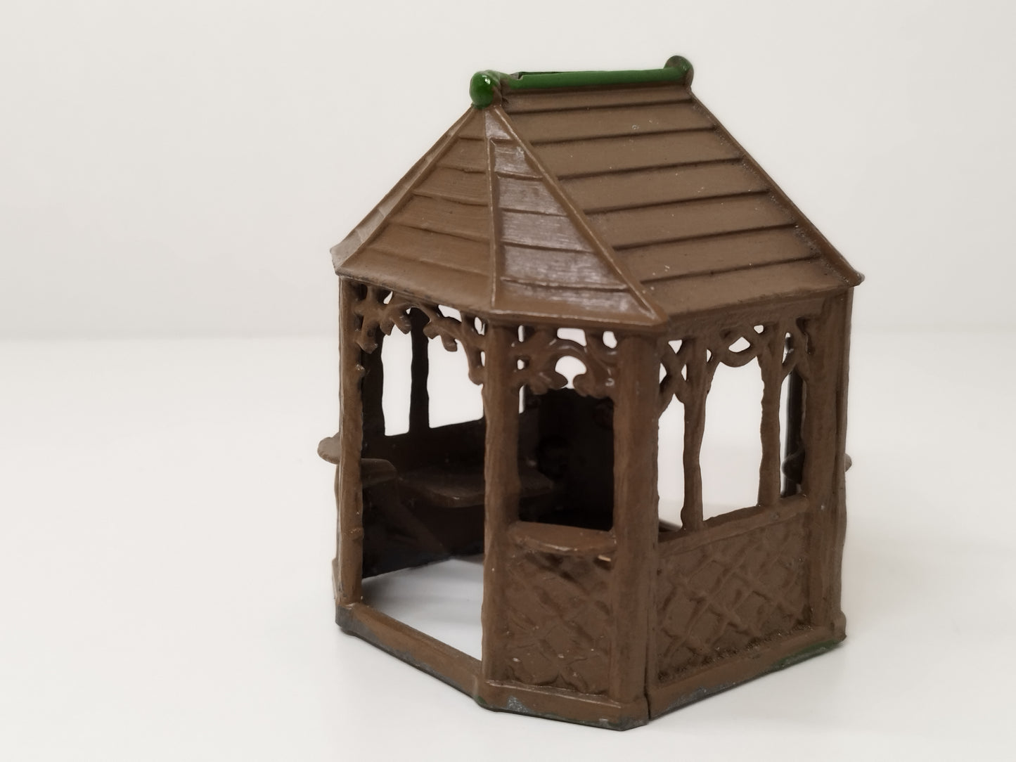 John Hill Company JoHillCo Pre-War Double Sided Summerhouse - Lead Floral Garden