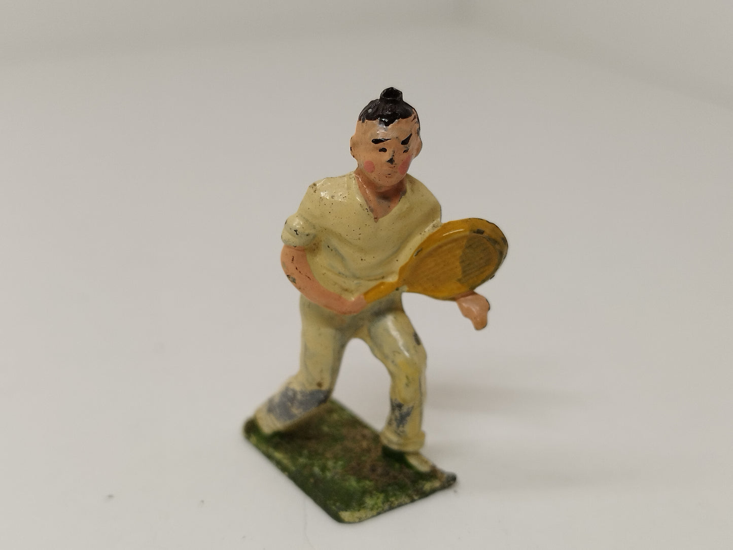 John Hill Company JoHillCo Male Tennis Player Defending - Lead Figure Rare (A18)