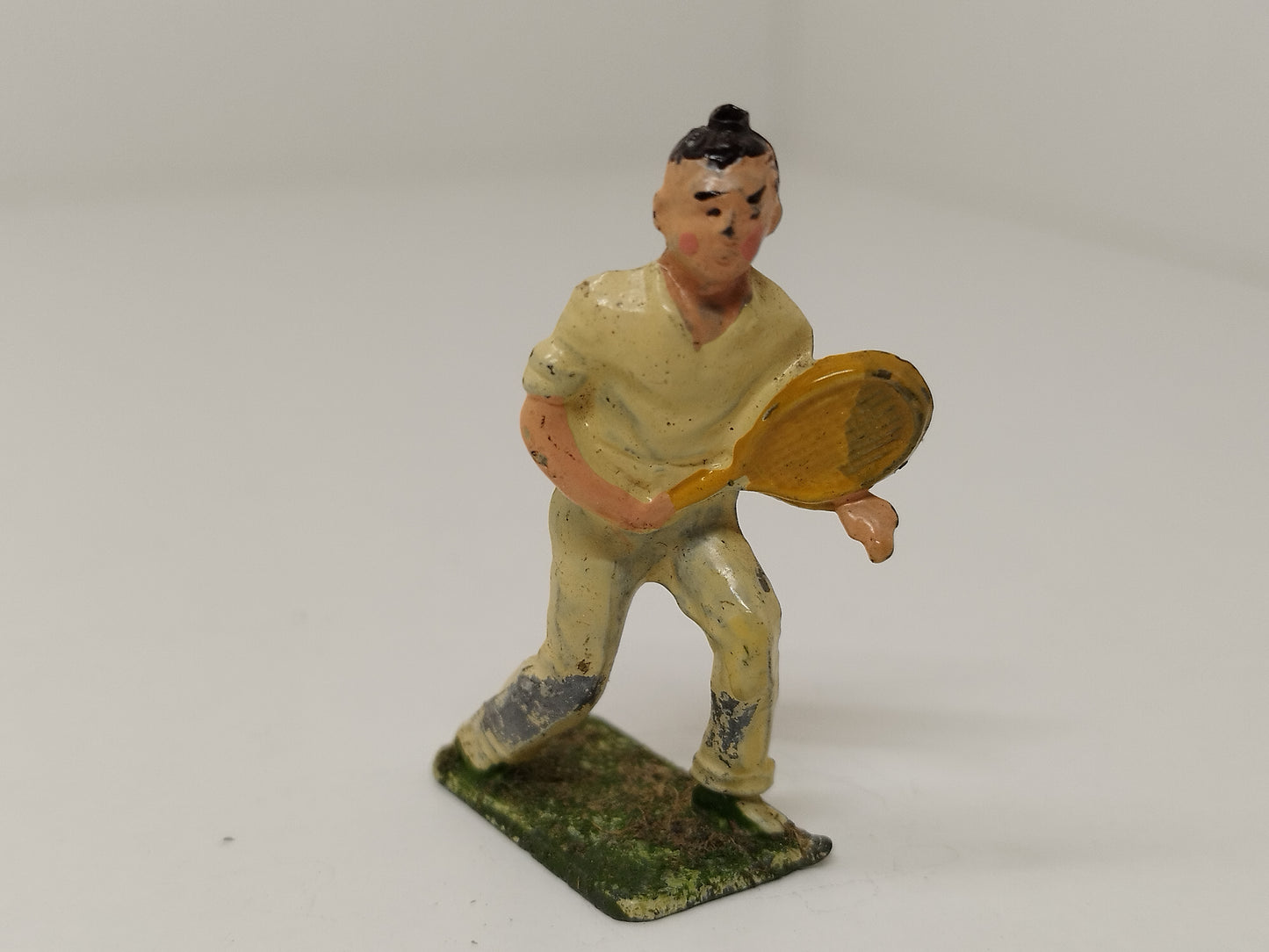 John Hill Company JoHillCo Male Tennis Player Defending - Lead Figure Rare (A18)