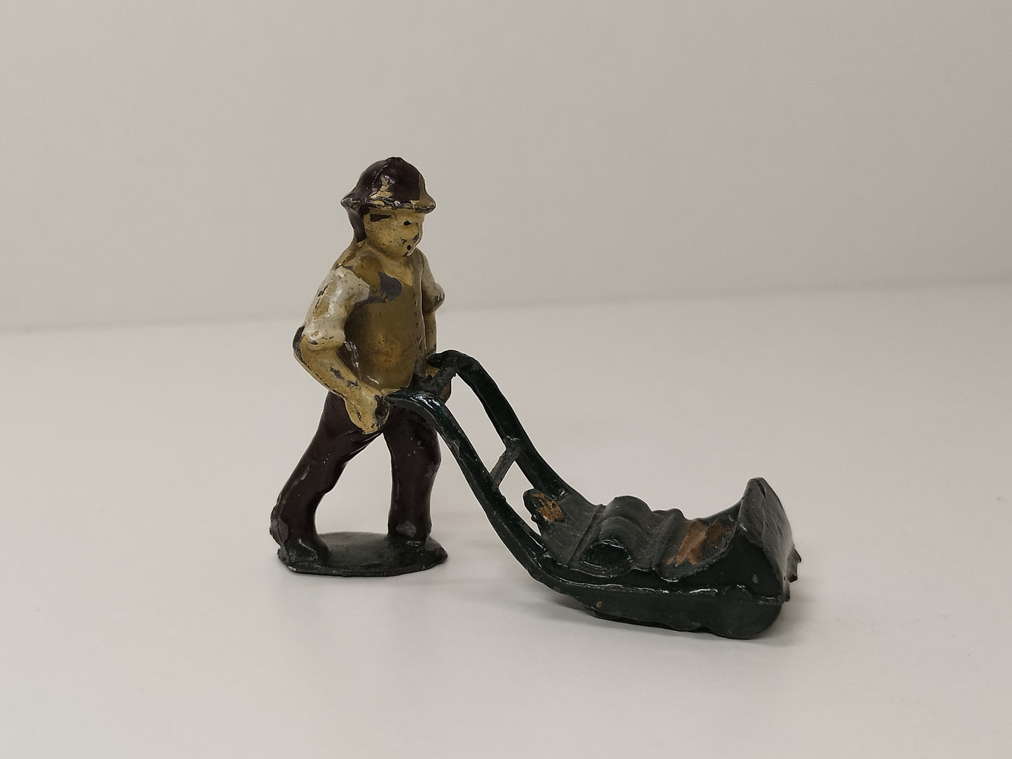Pixyland Kew "Man with Lawnmower" Pre-War Floral Garden