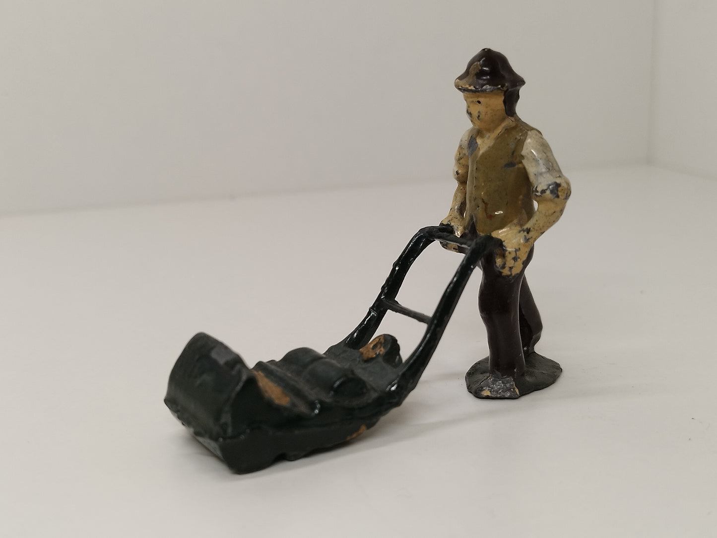 Pixyland Kew "Man with Lawnmower" Pre-War Floral Garden