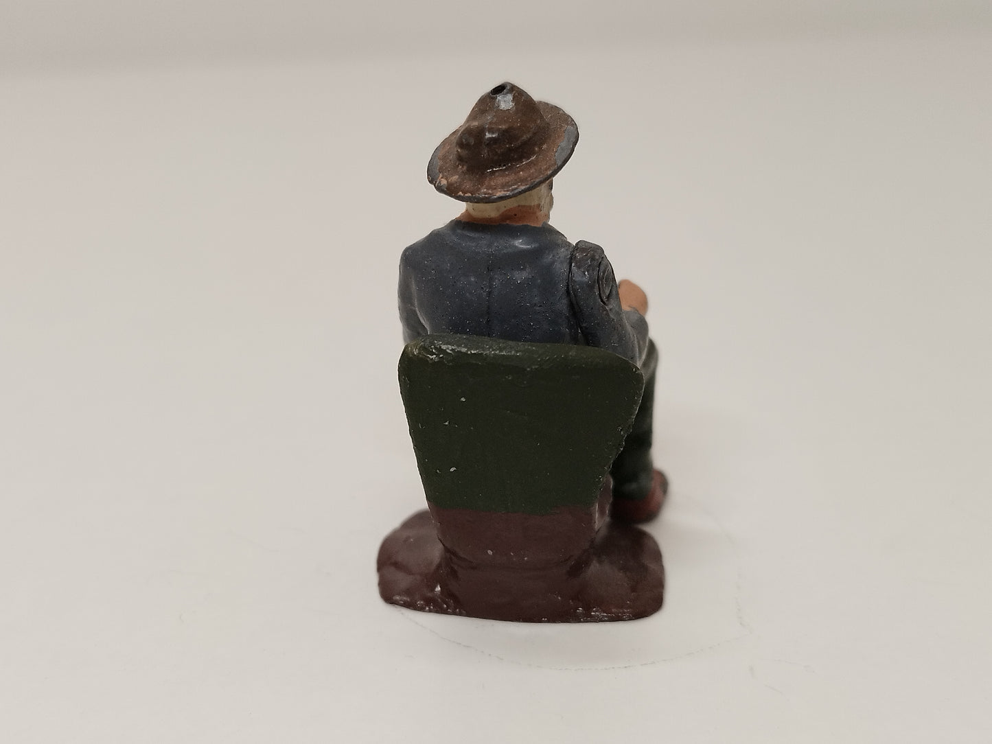 Britains Pre War Lead "Aged Man" with Chair