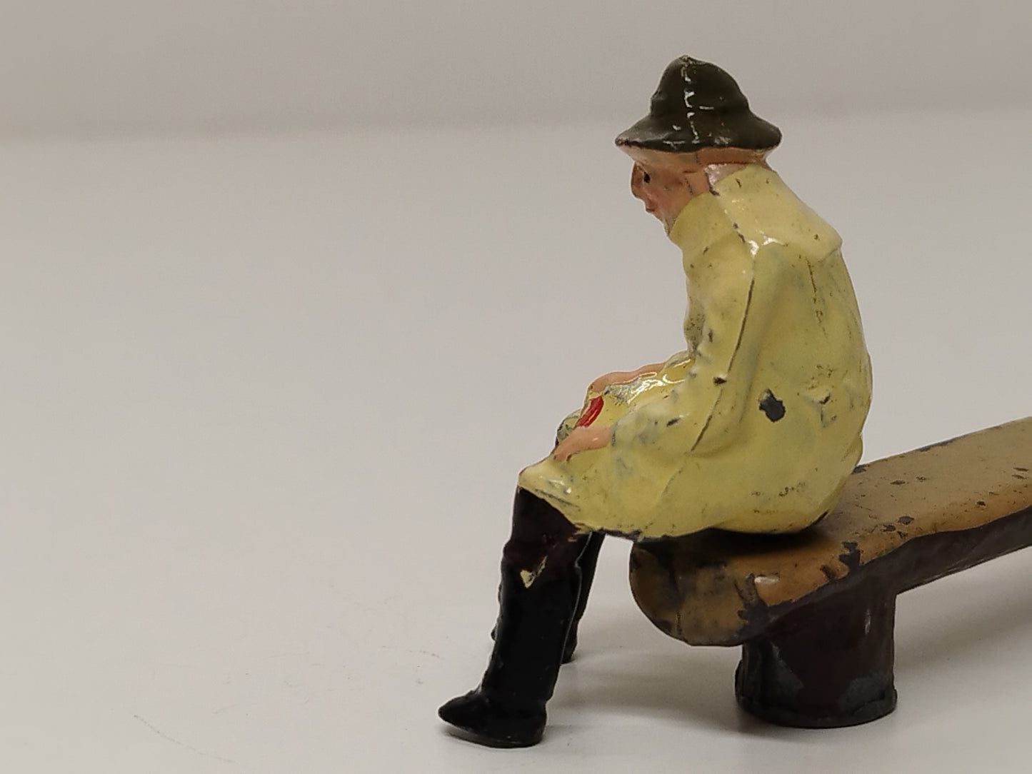 John Hill Company JoHillCo Pre War Lead "Sitting Drover" Figure
