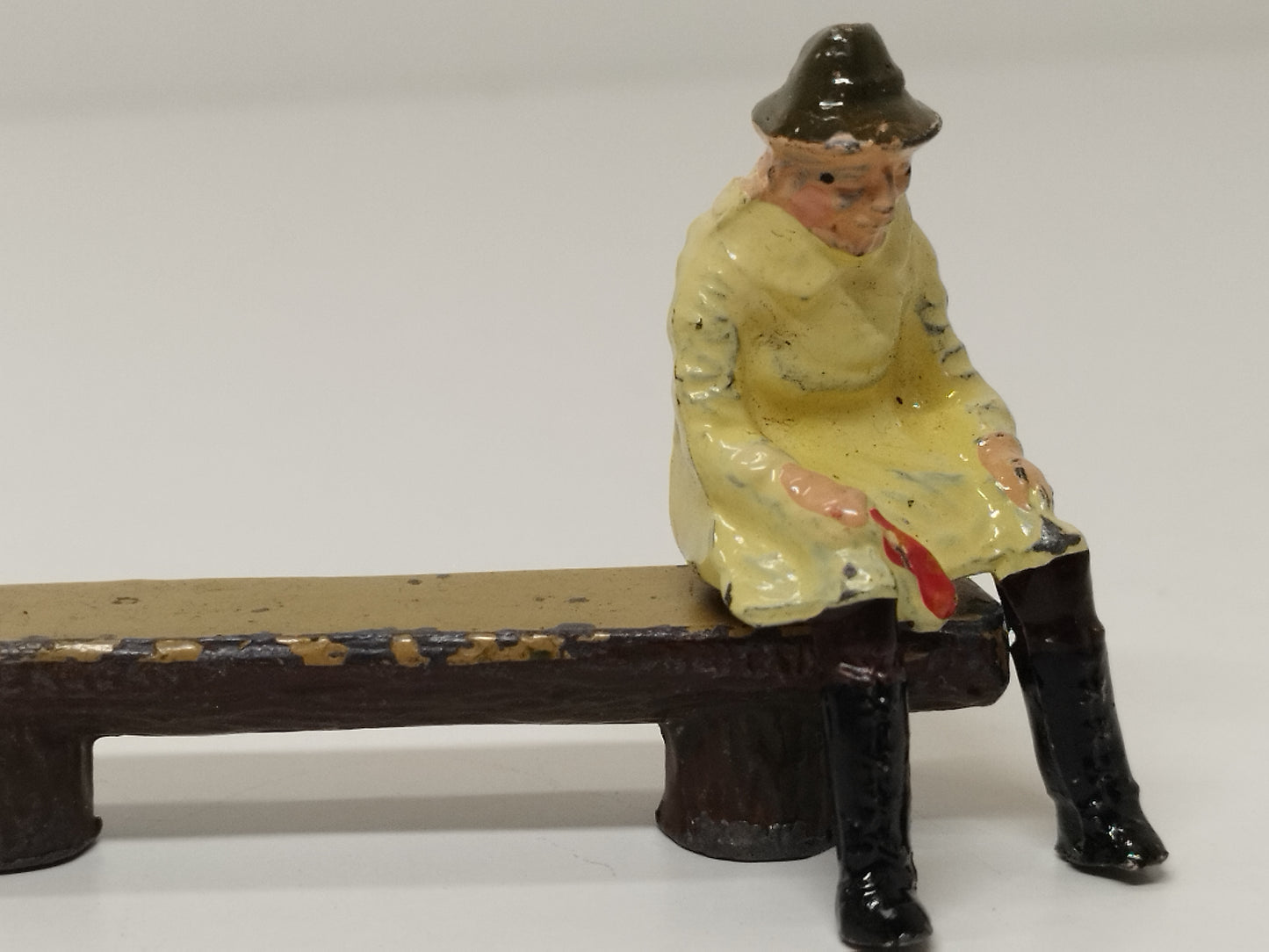 John Hill Company JoHillCo Pre War Lead "Sitting Drover" Figure