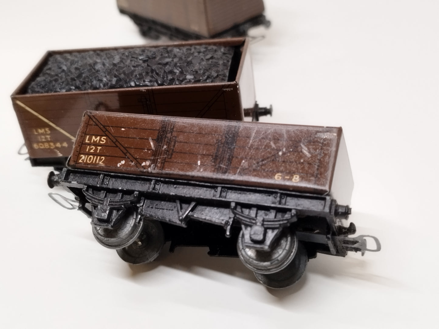 PreWar Hornby Dublo LMS Wagons and Brake Van Set - Rare