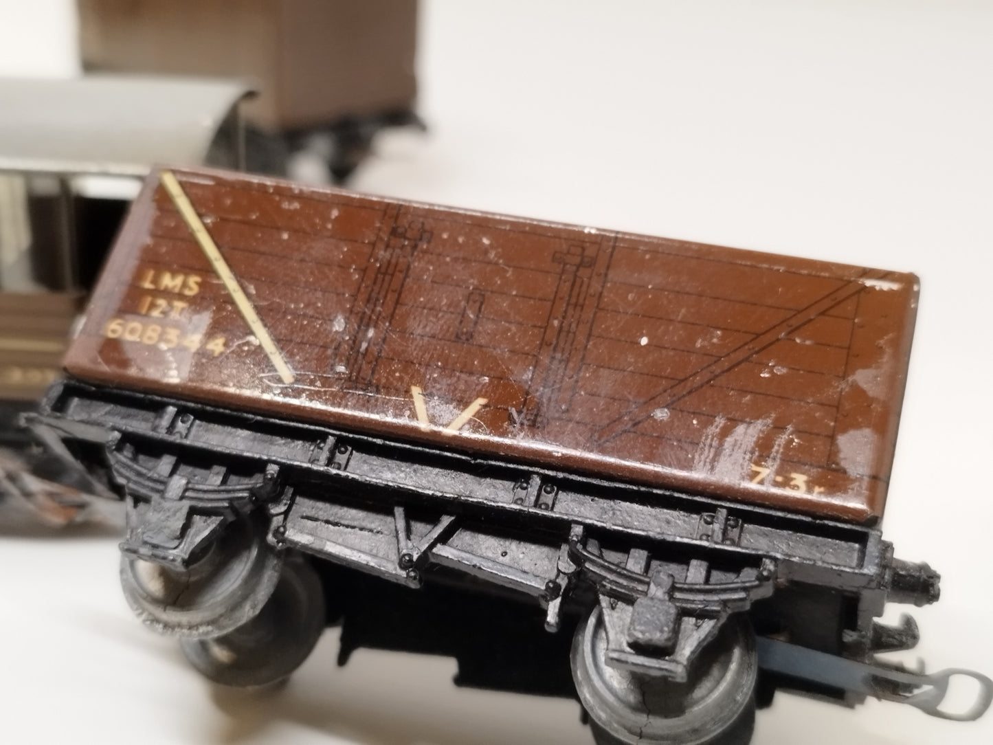 PreWar Hornby Dublo LMS Wagons and Brake Van Set - Rare